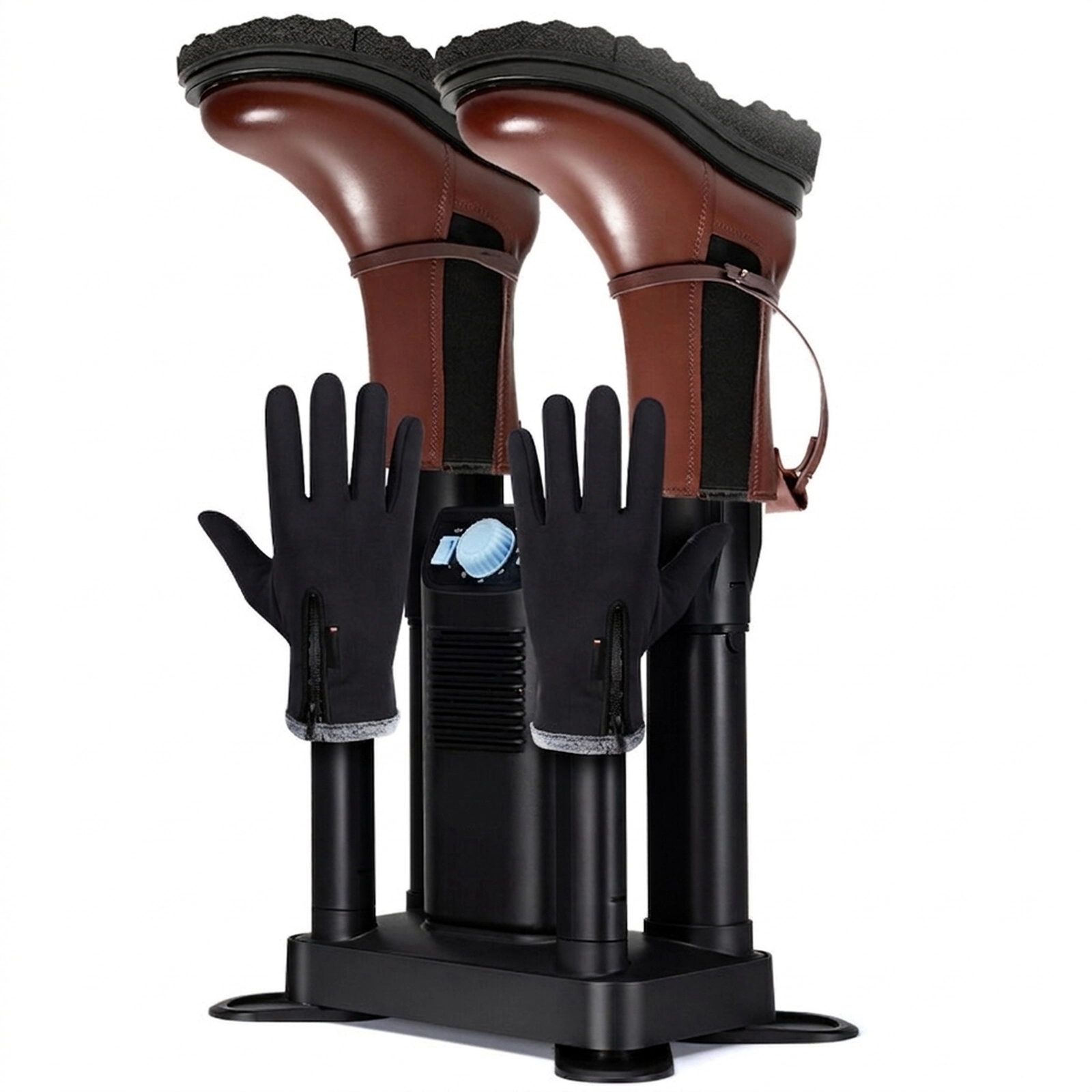 SUGIFT 250W Electric Boot and Shoe Dryer with Ozone Deodorizing 180-Minute Timer and Extendable Tubes
