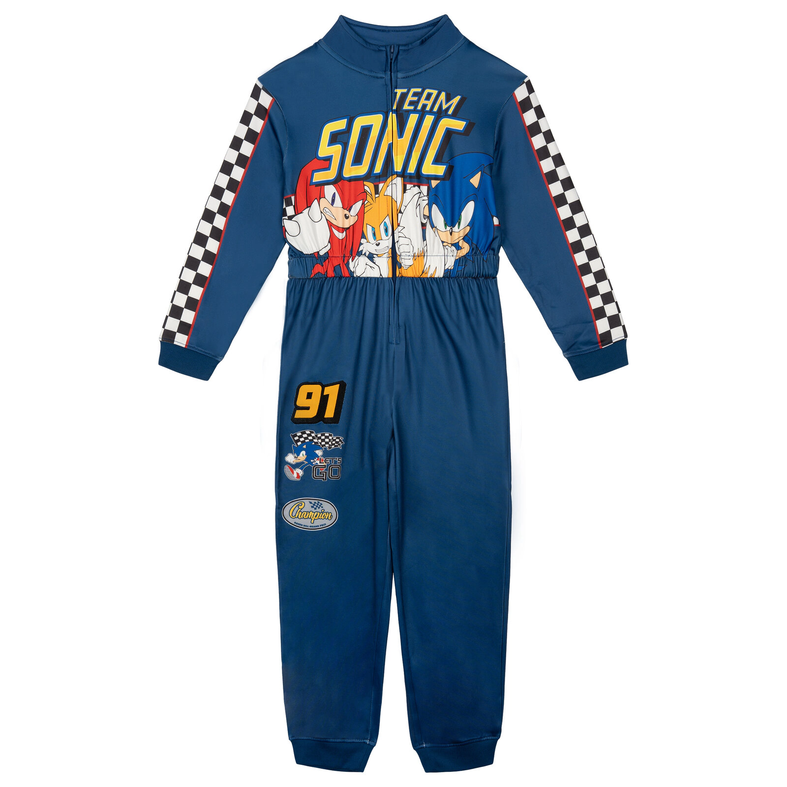 SEGA Sonic the Hedgehog Boys' Racing One Piece Coverall