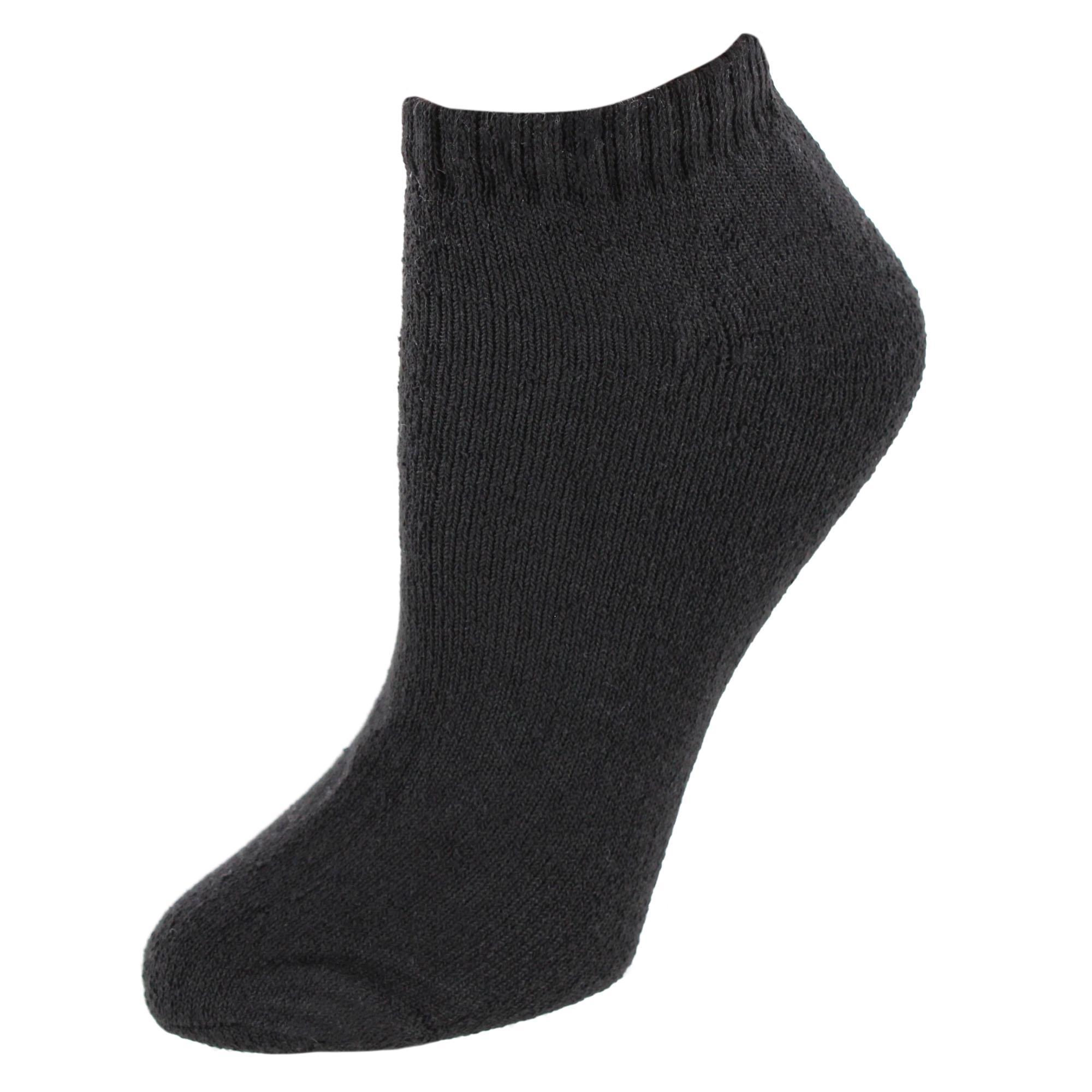 CTM Women's Comfort No Show Sports Socks (4 Pairs)
