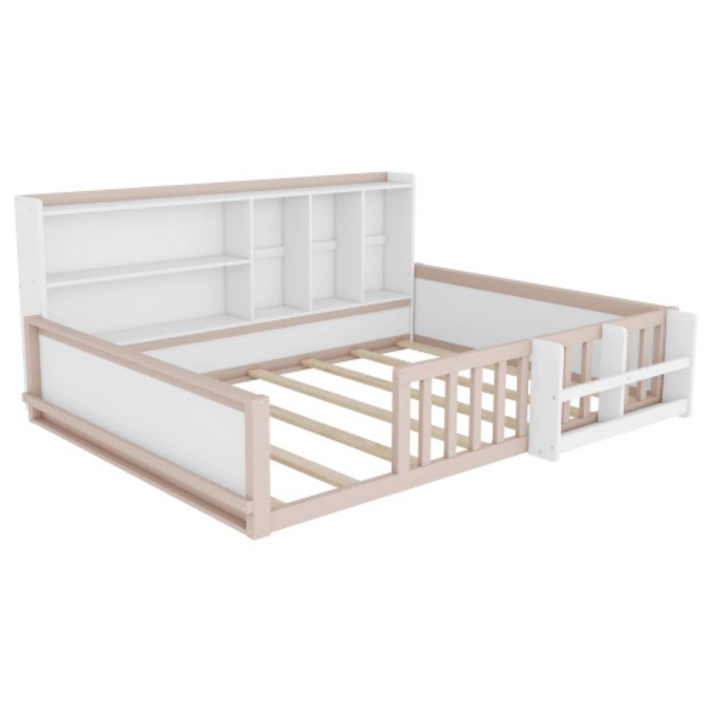 GOODSILO Full Composite Wood Bed Frame