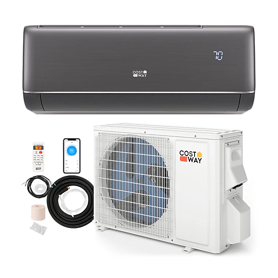 LJG GreyVolt Series 12000 BTU 22 SEER2 115V WiFi Enabled Mini Split AC ...