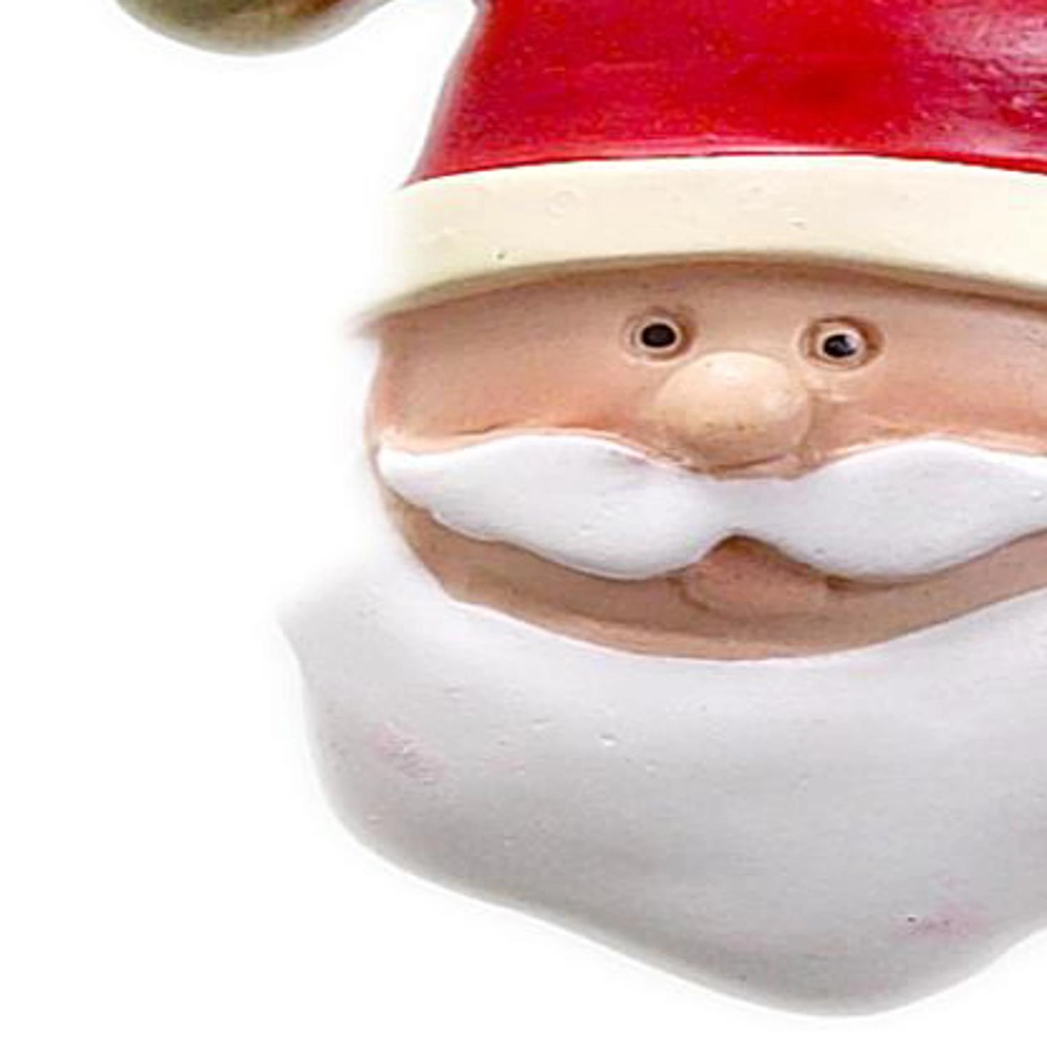 Carnation Home Fashions Santa Claus Resin Shower Curtain Hooks Multi 1.5x1.5