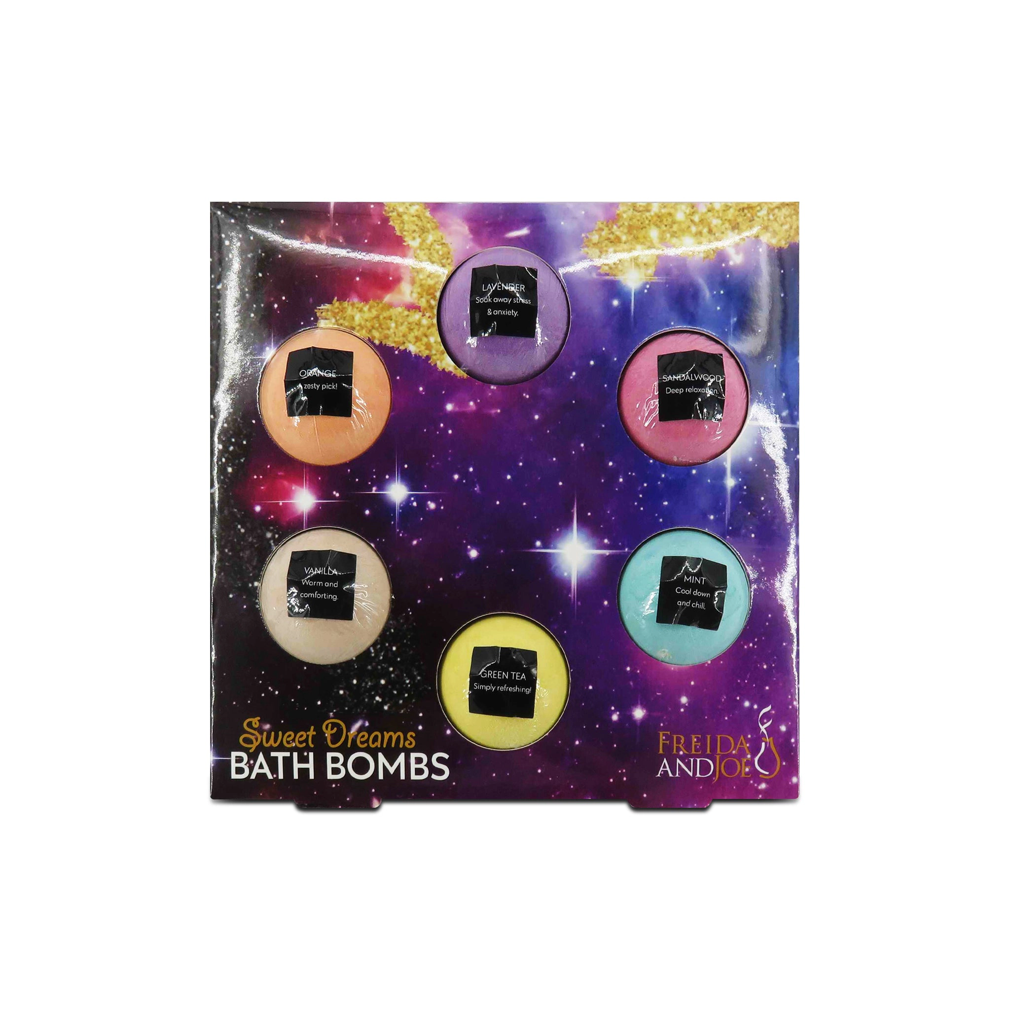 Freida and Joe Women Sweet Dreams Bath Bomb Spa Gift Set