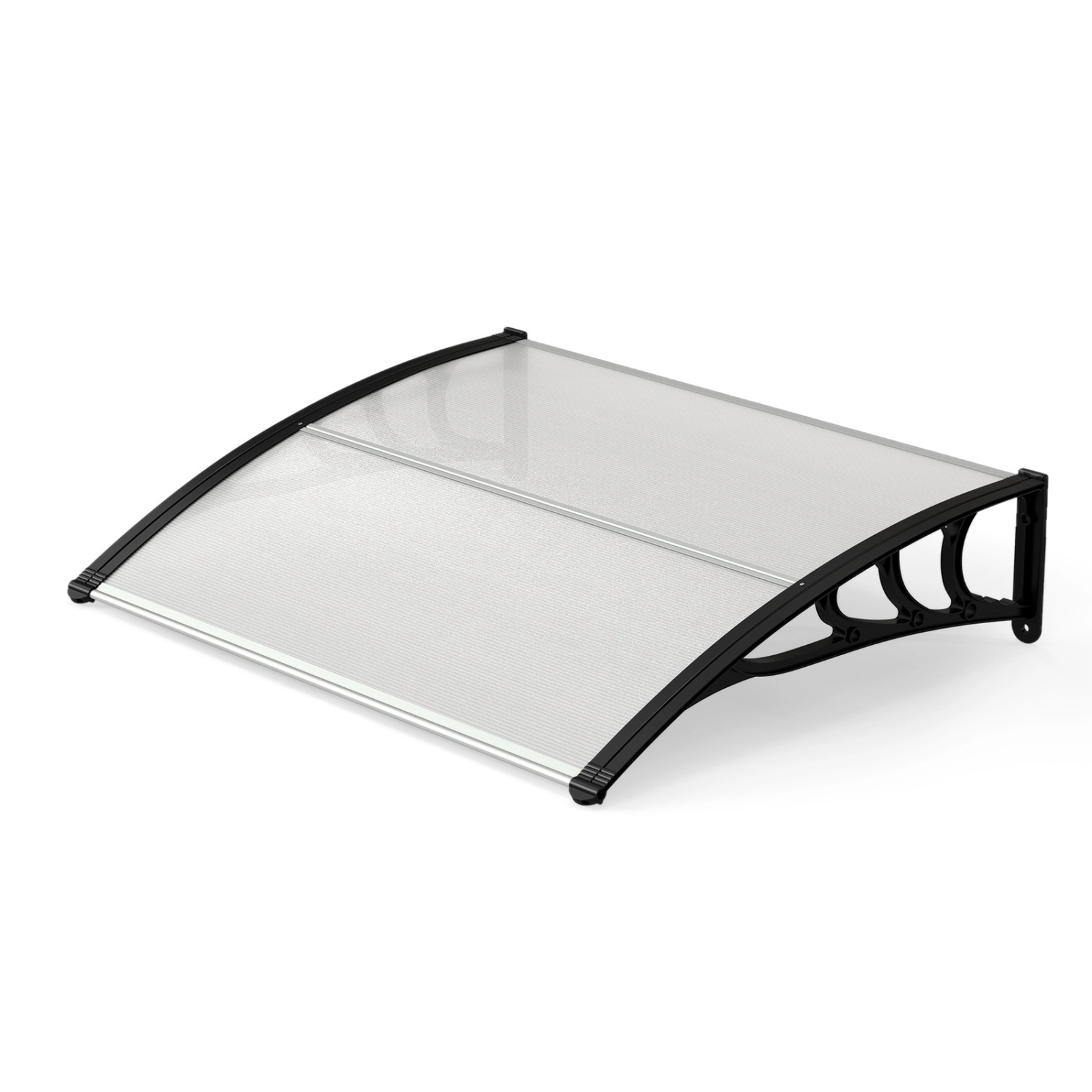 SUGIFT Black 39 x 30 Inch Exterior Outdoor Window Awning Door Canopy