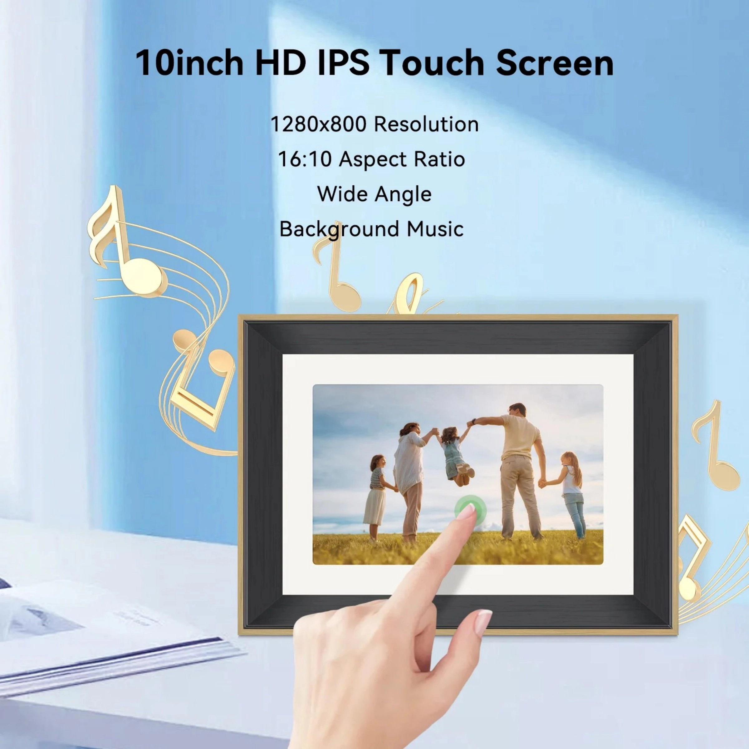 Eco4life 10.1" WiFi Digital Photo Frame Instant Photo Share