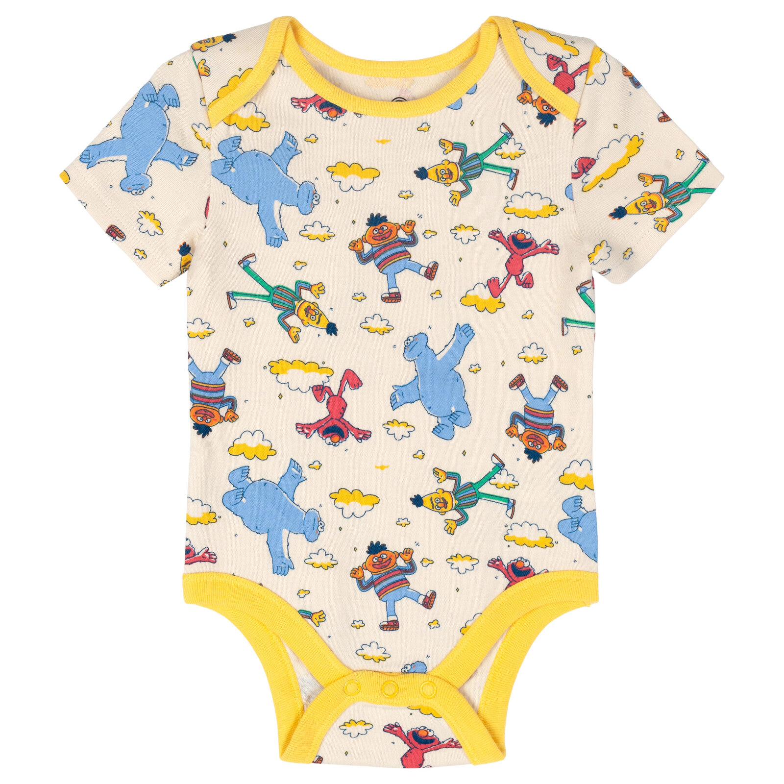 Sesame Street Baby 5-Pack One Piece Short Sleeve Bodysuits