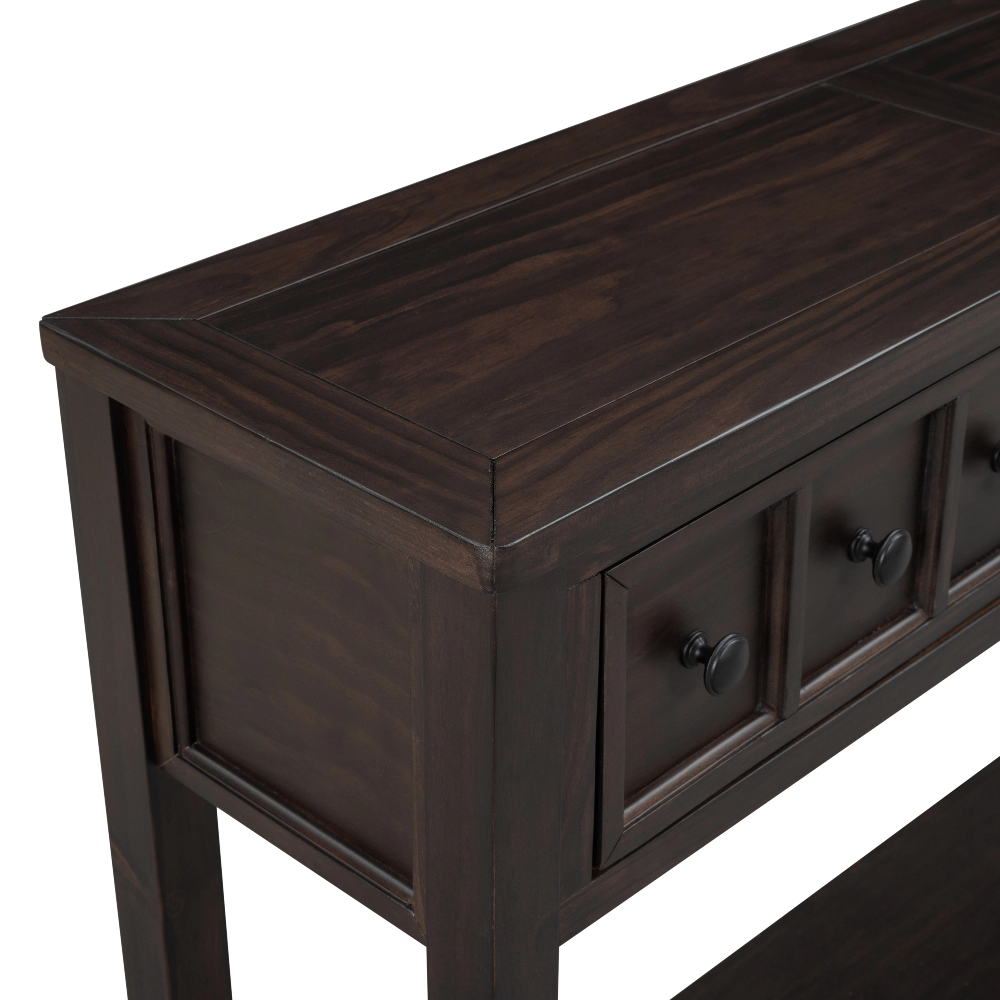 GOODSILO Narrow Solid Wood Long Console Table