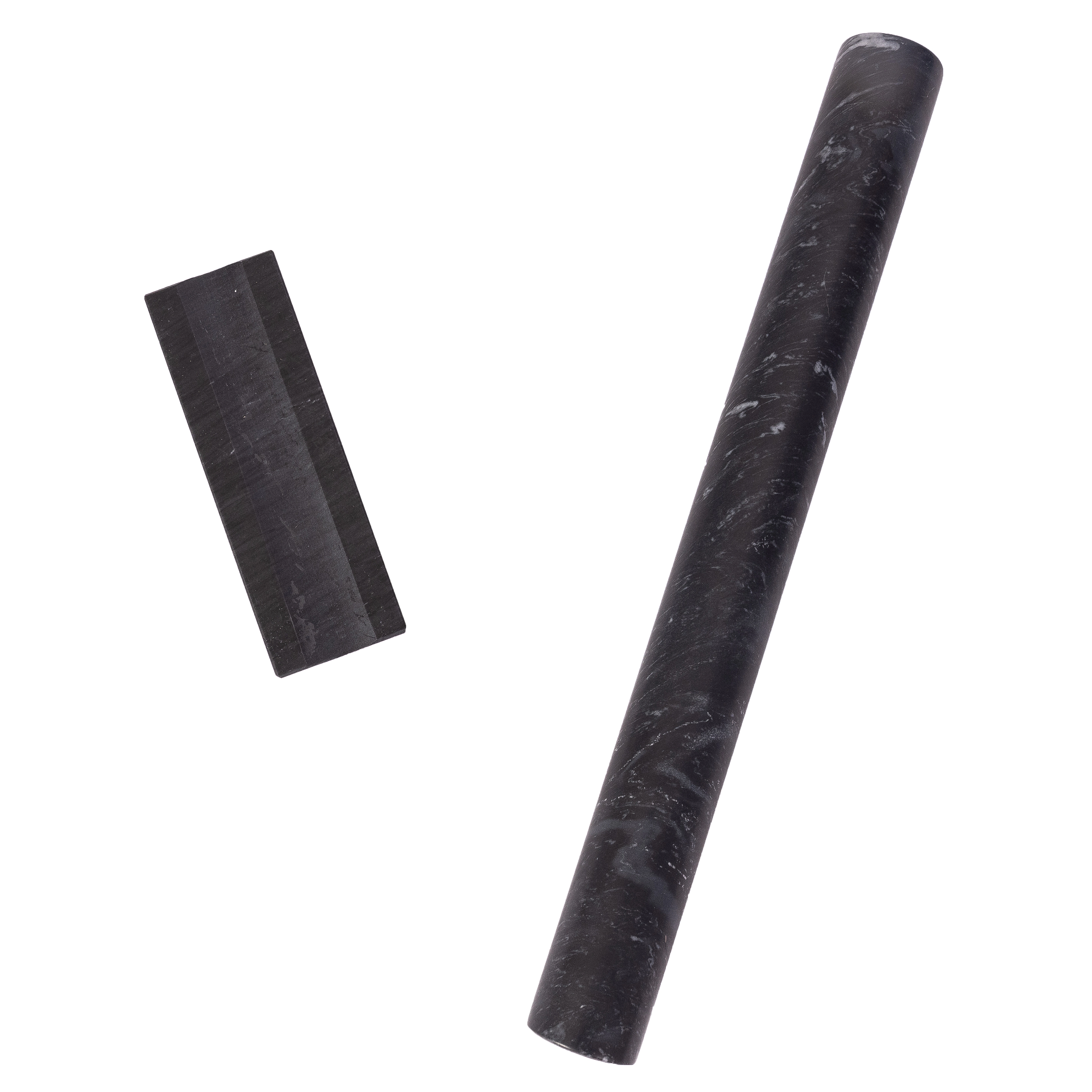 Saboga Home™ 12" Straight Rolling Pin With Marble Stand