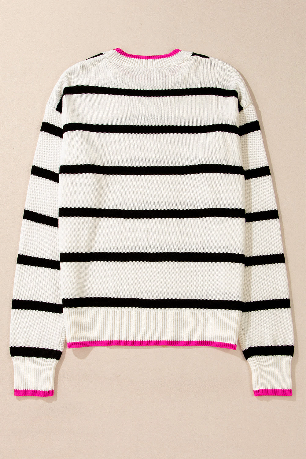 Threaded Pear Women's Avery Contrast Drop Shoulder Sweater