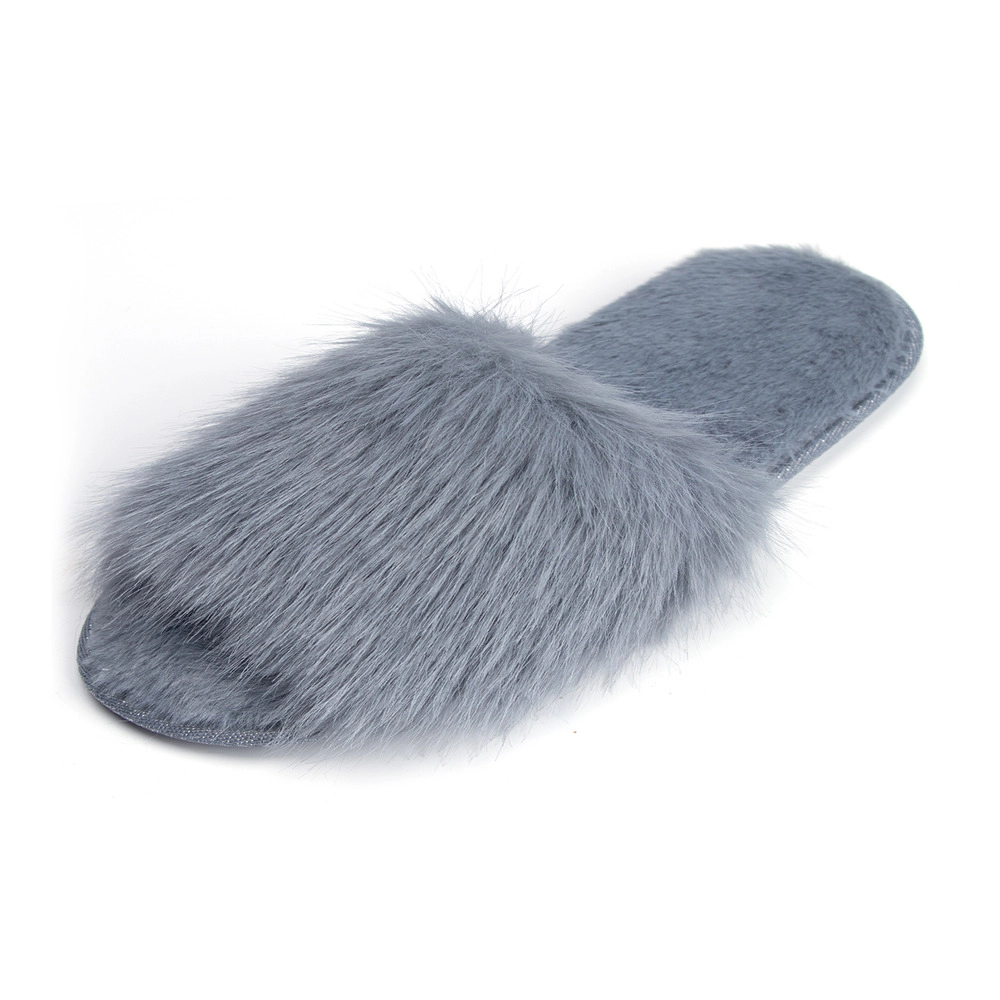 Roxoni Cozy Chic Fuzzy Slippers for Women