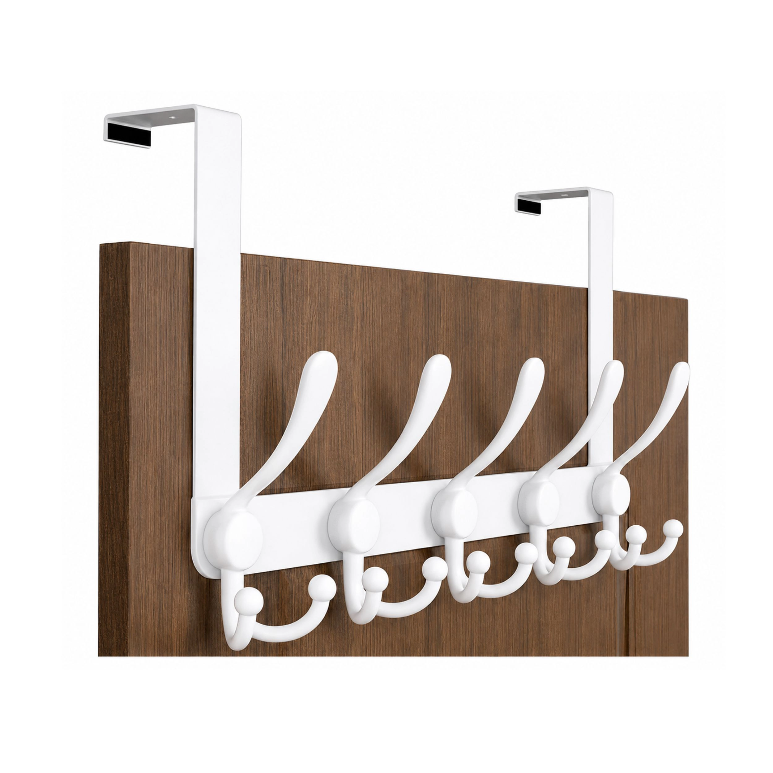 Stock Preferred Over Door Hook 2.0 Heavy Duty Stainless Steel 5 Tri Hanger Rack