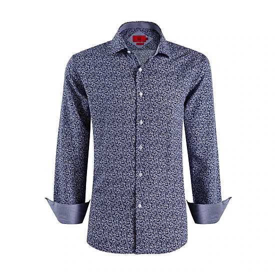 Elie Balleh Boys Slim Fit Elie Balleh Boys' Floral Printed Button-Down Shirt