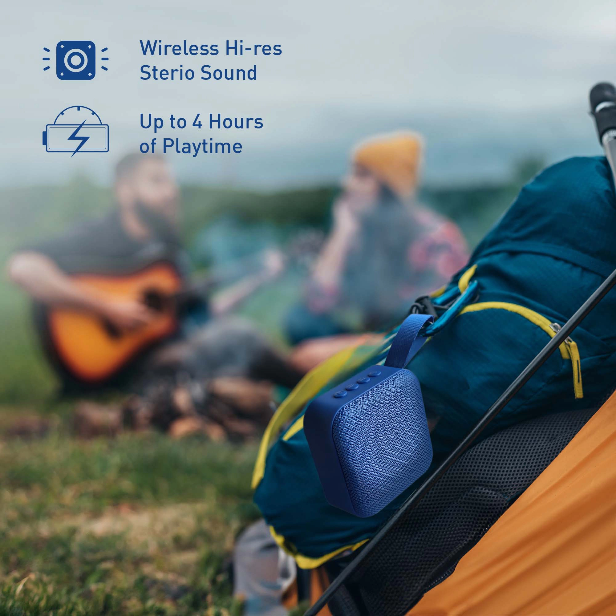 Pursonic Unisex Portable Wireless Speaker & Smart Tracker On-the-Go Essentials Bundle