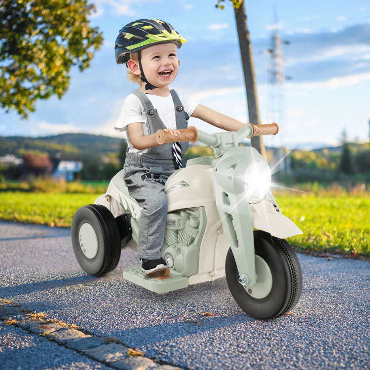 Hivvago 6V Kids Electric Ride on Motorcycle with Bubble Maker and Music