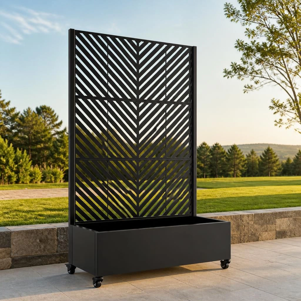 WOW PIONEER Tall Freestanding Vertical Rectangular Planter