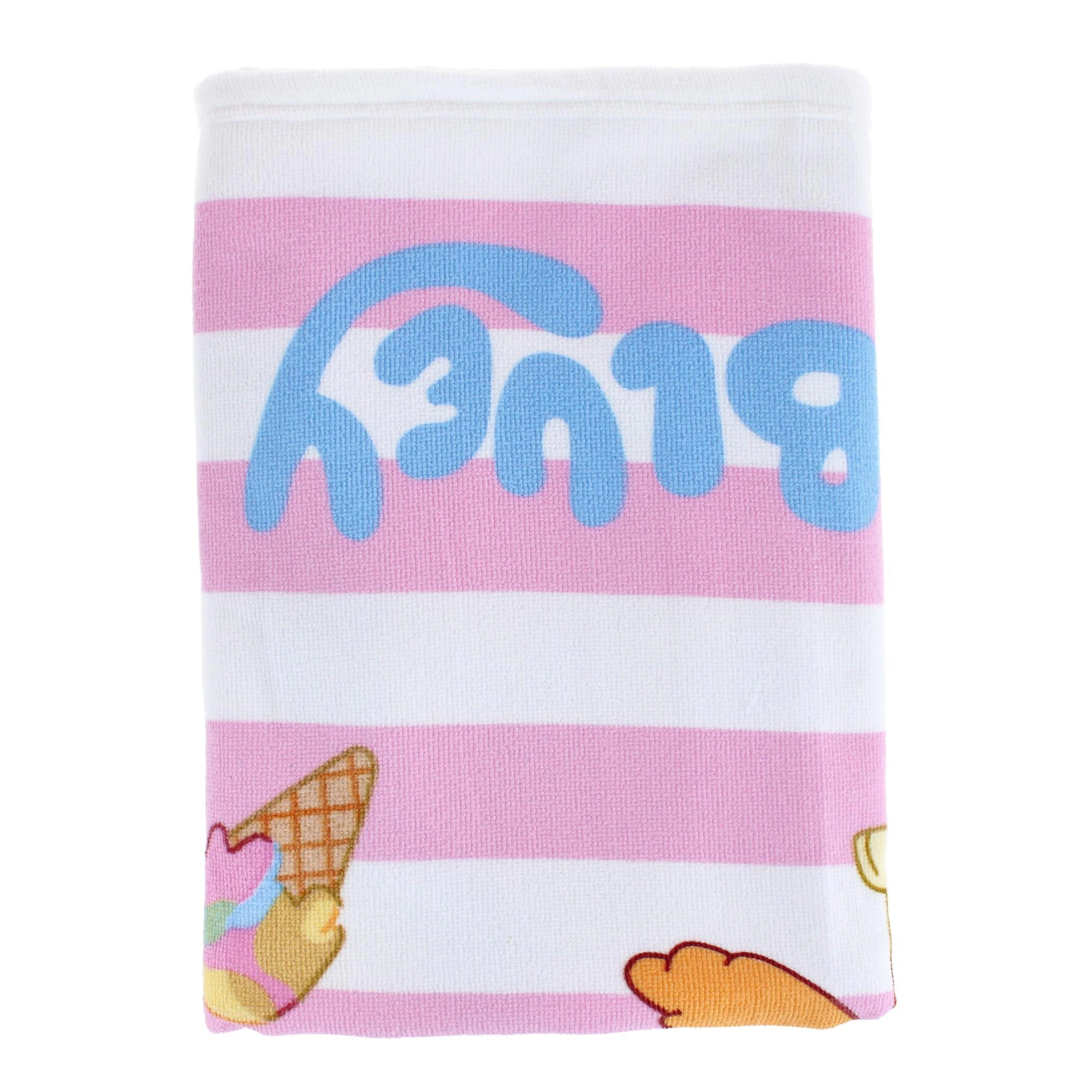 Textiel Trade Kids' Bluey Bingo Chilli and Bandit Beach Towel