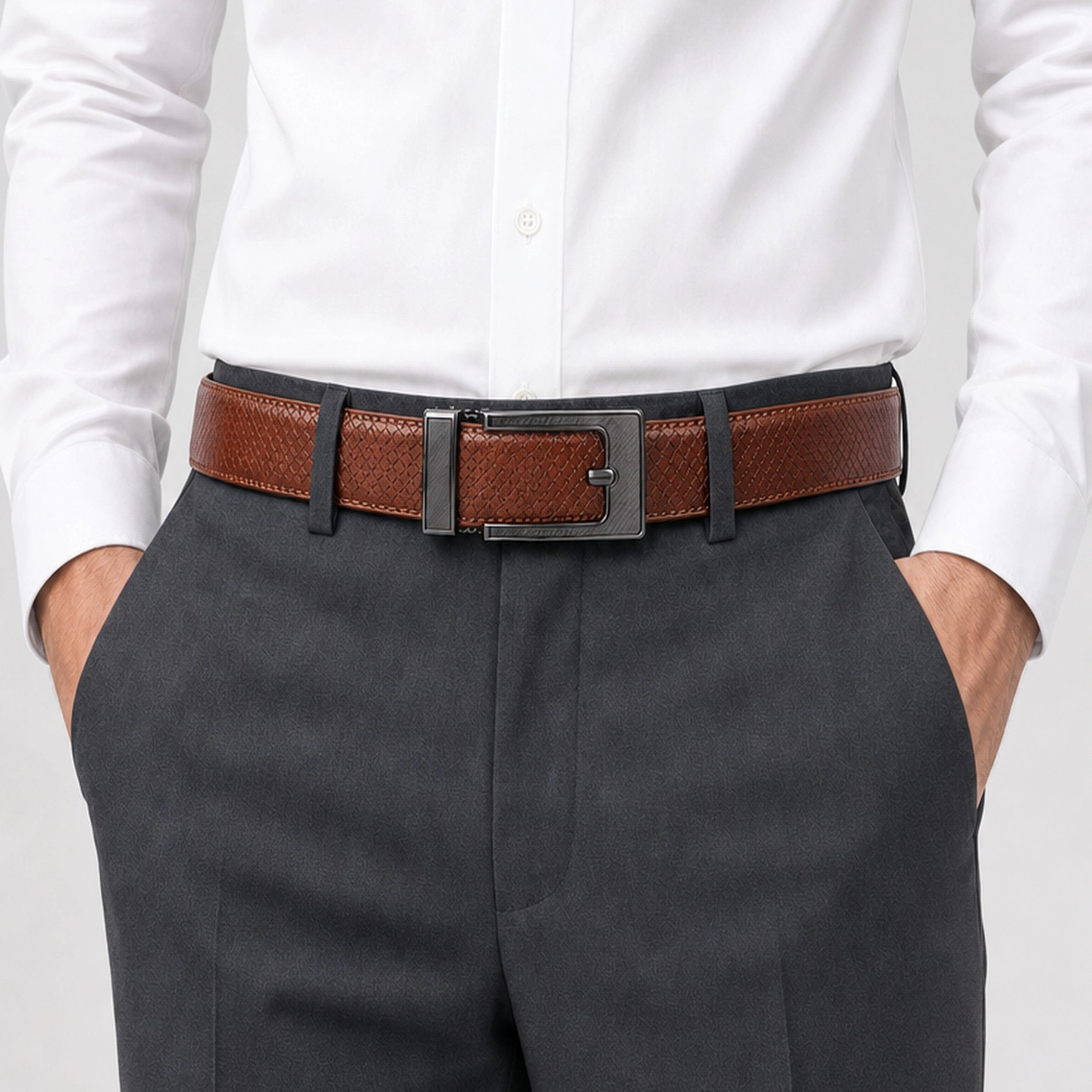 Mio Marino Men's Tanager Linxx Ratchet Belt