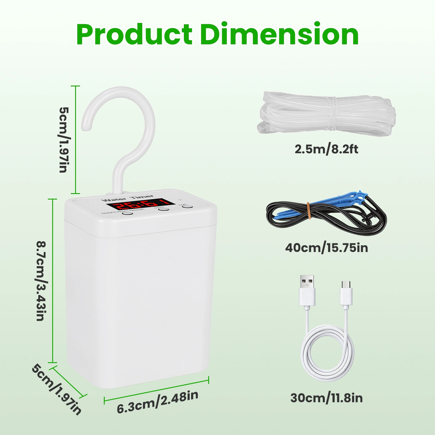 GBruno Automatic Plant Watering System With LCD Display