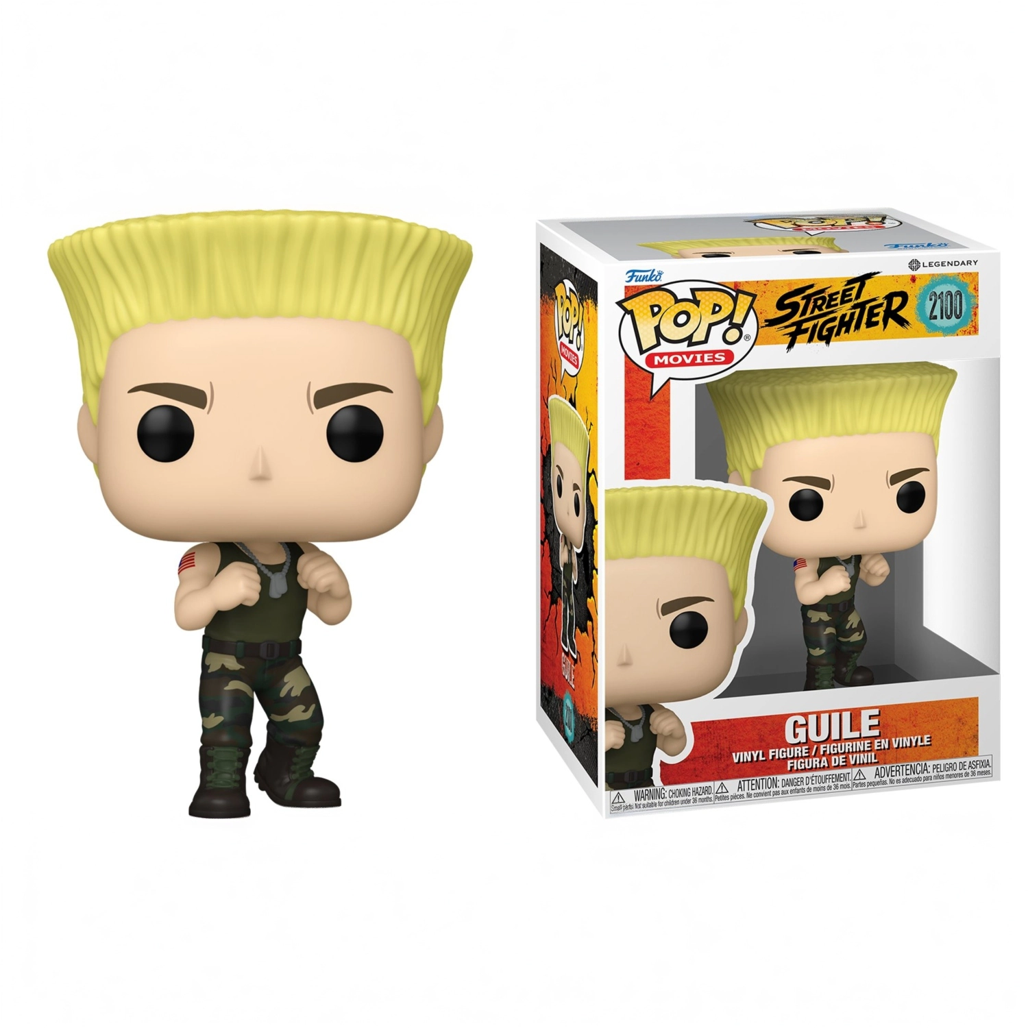 Funko Pop! Street Fighter Movie: Guile #2100