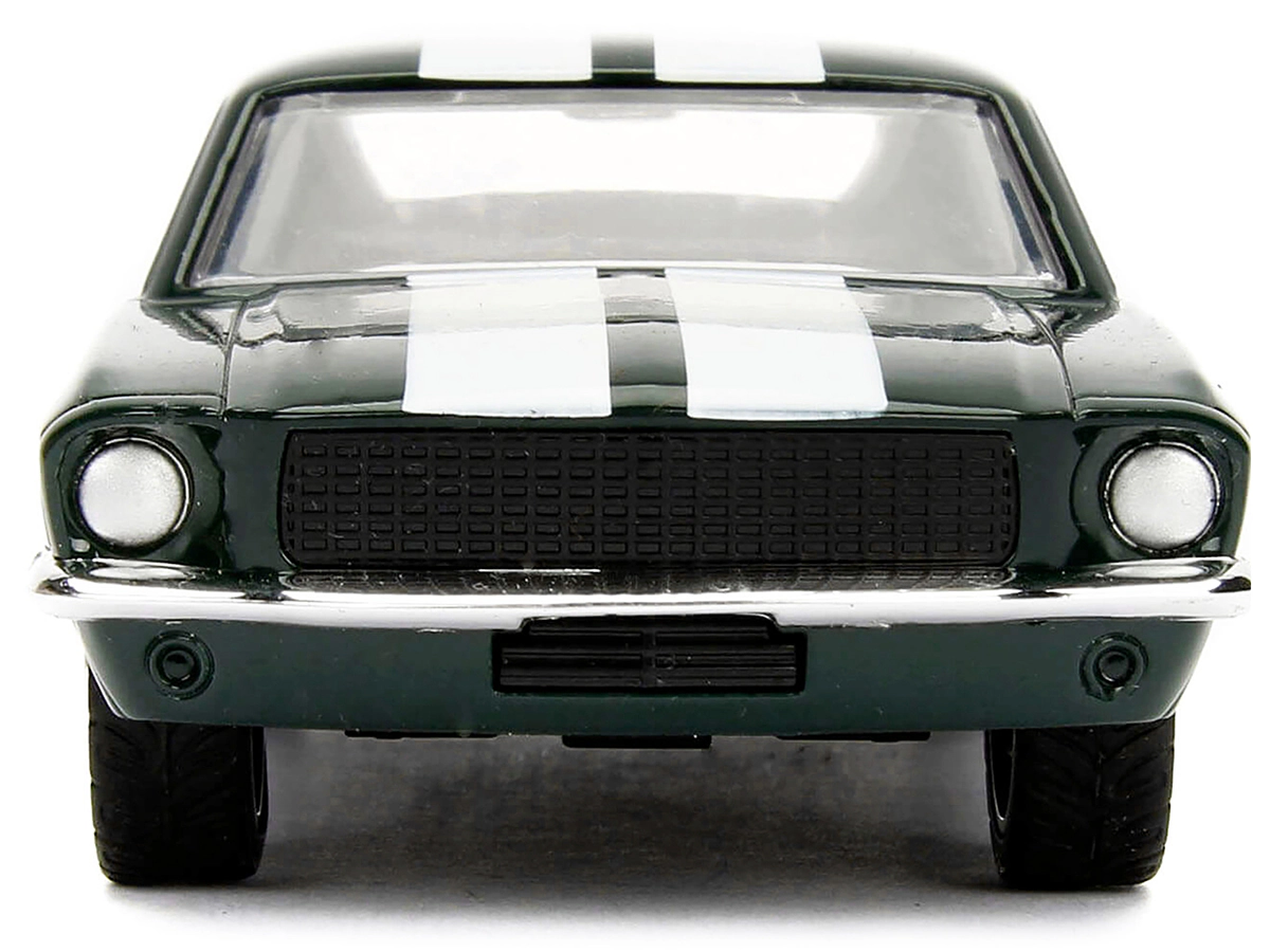 Jada Sean's Ford Mustang Dark Green with White Stripes "Fast & Furious" Movie 1/32 Diecast Model Car by Jada