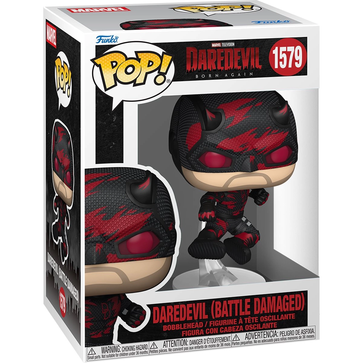 Funko Pop! Daredevil Born Again: Battle Damaged #1579
