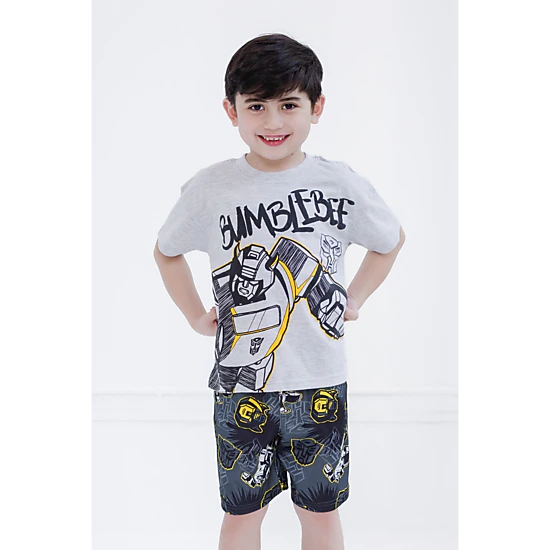Transformers Bumblebee Boys' Athletic 2-Piece T-Shirt and Shorts Set