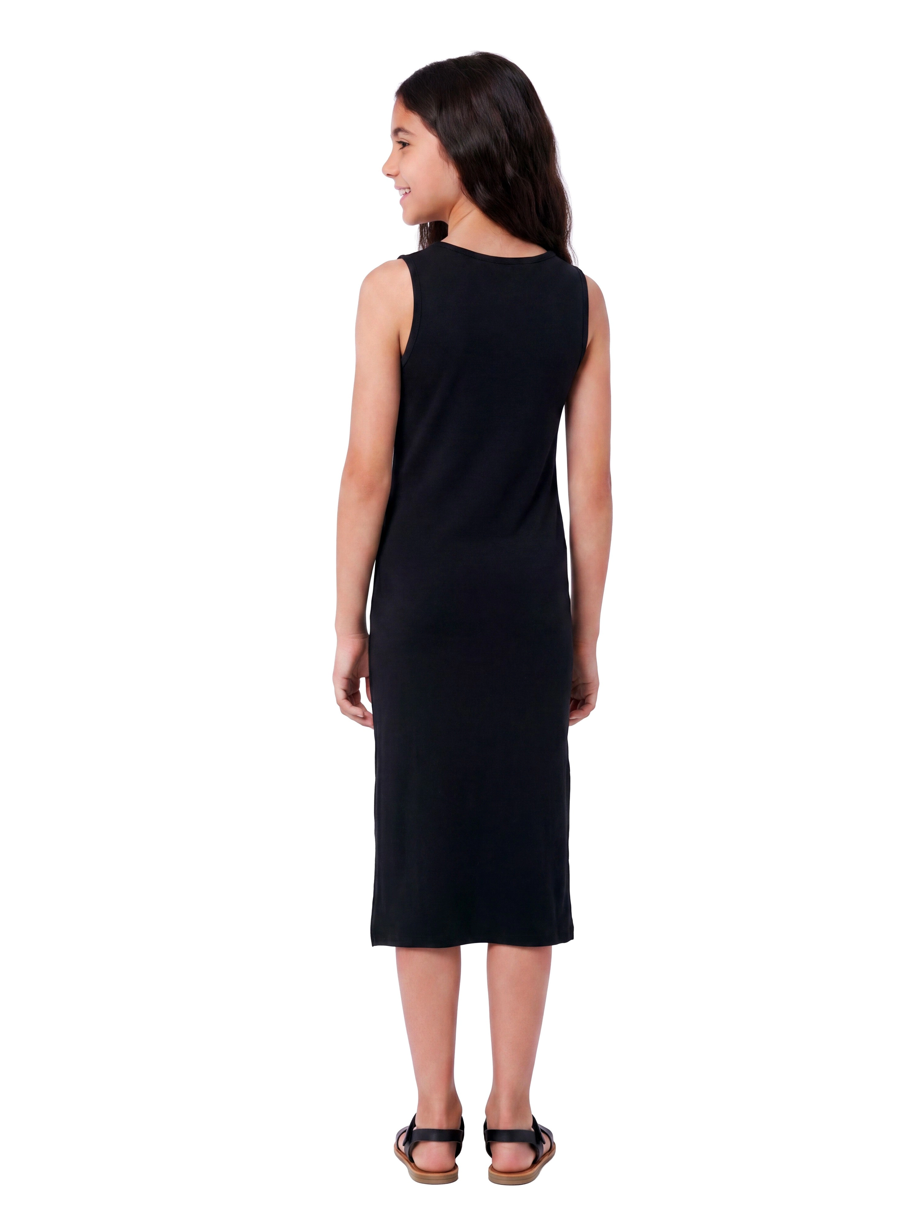 24sevenKid Essential Girls Side Slit Maxi Dress