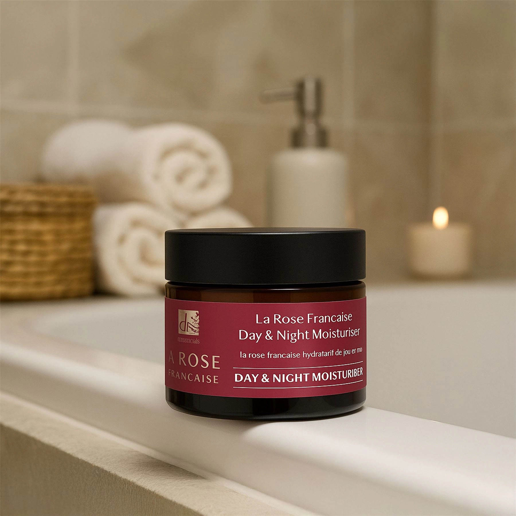 Dr Botanicals La Rose Française Skin Renewal Duo Moisturiser 50 ml - Hydration and Radiance