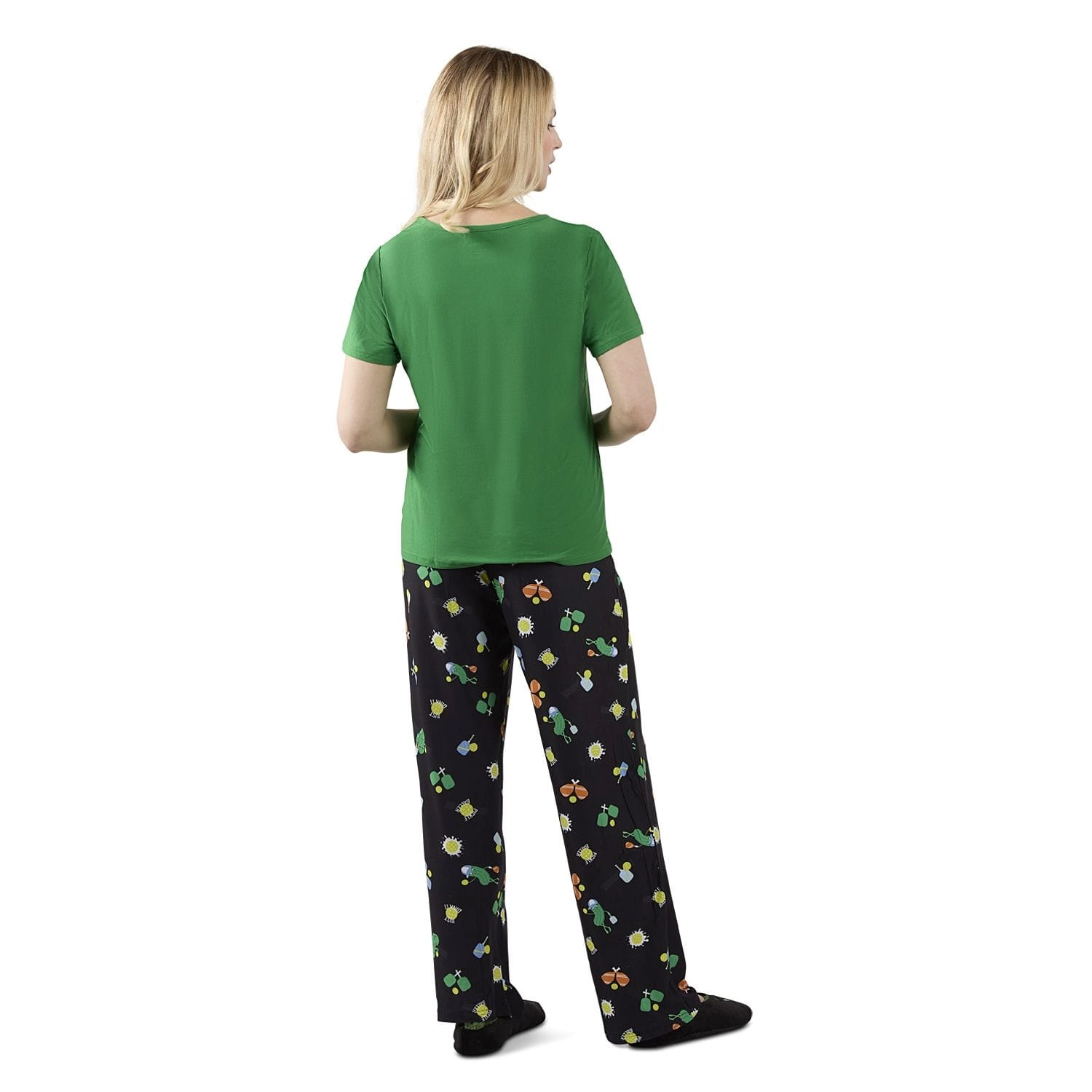 MeMoi Women's Pickleball Princess Two Piece Pajama Set A Bag