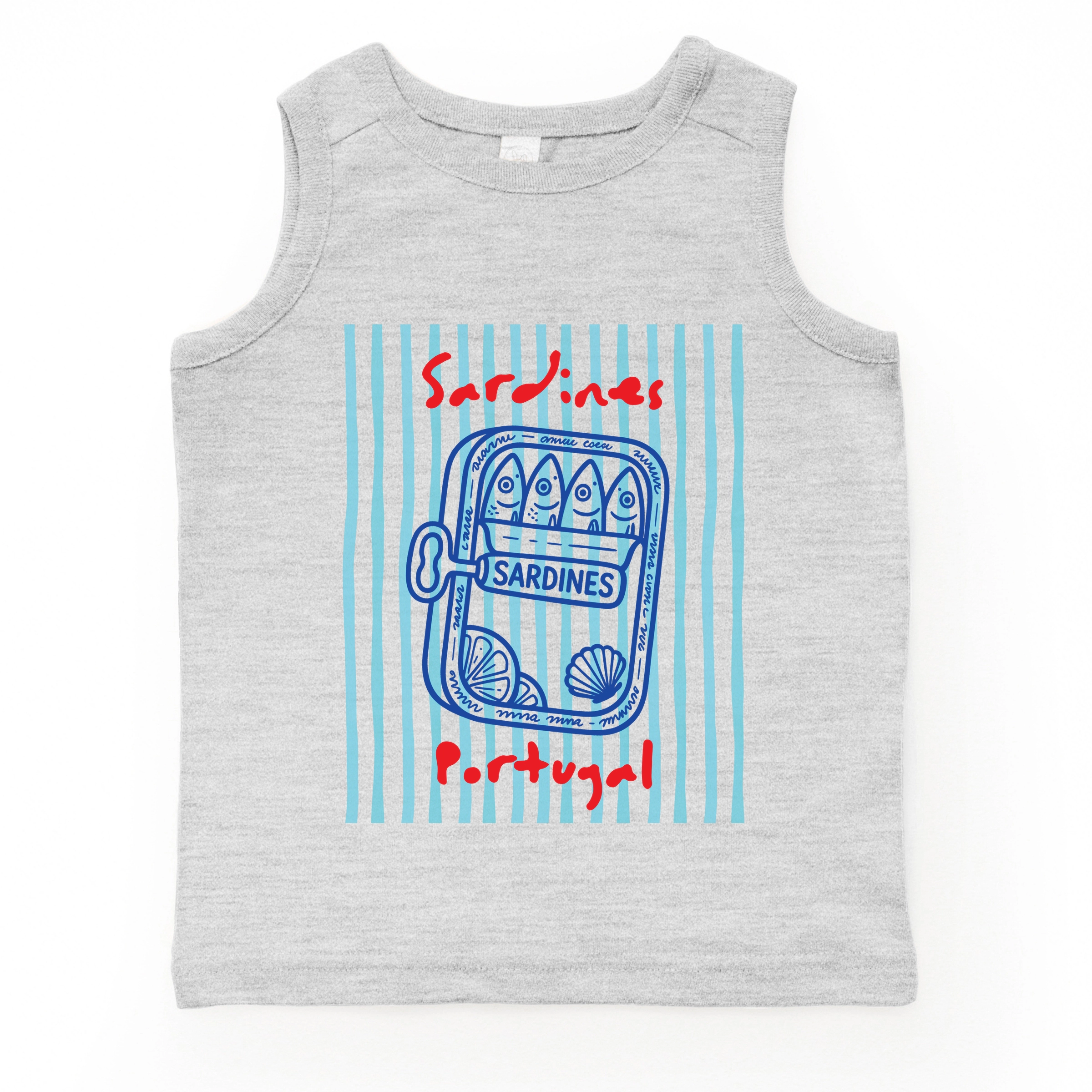 The Juniper Shop - Sardines Portugal Stripes Youth Tank Top