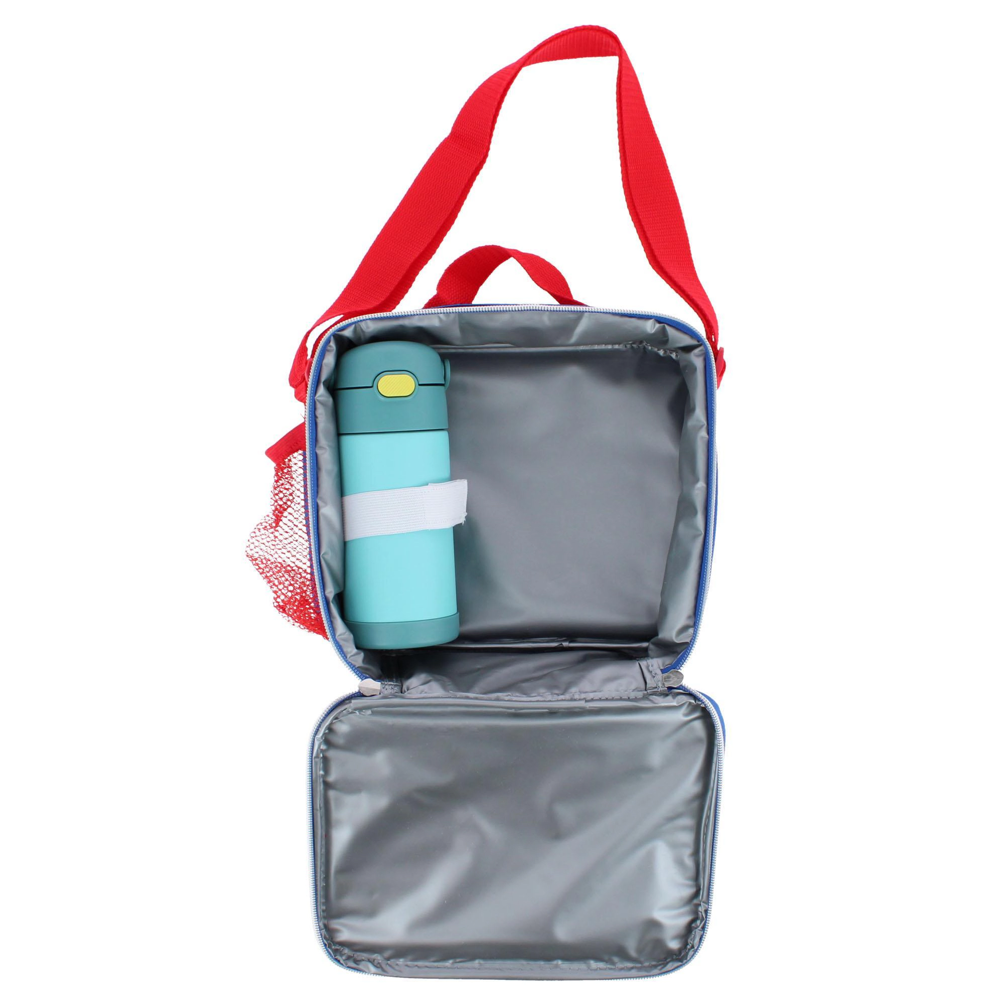 CTM Boy's Sonic the Hedgehog Lunchbox with Side Pocket