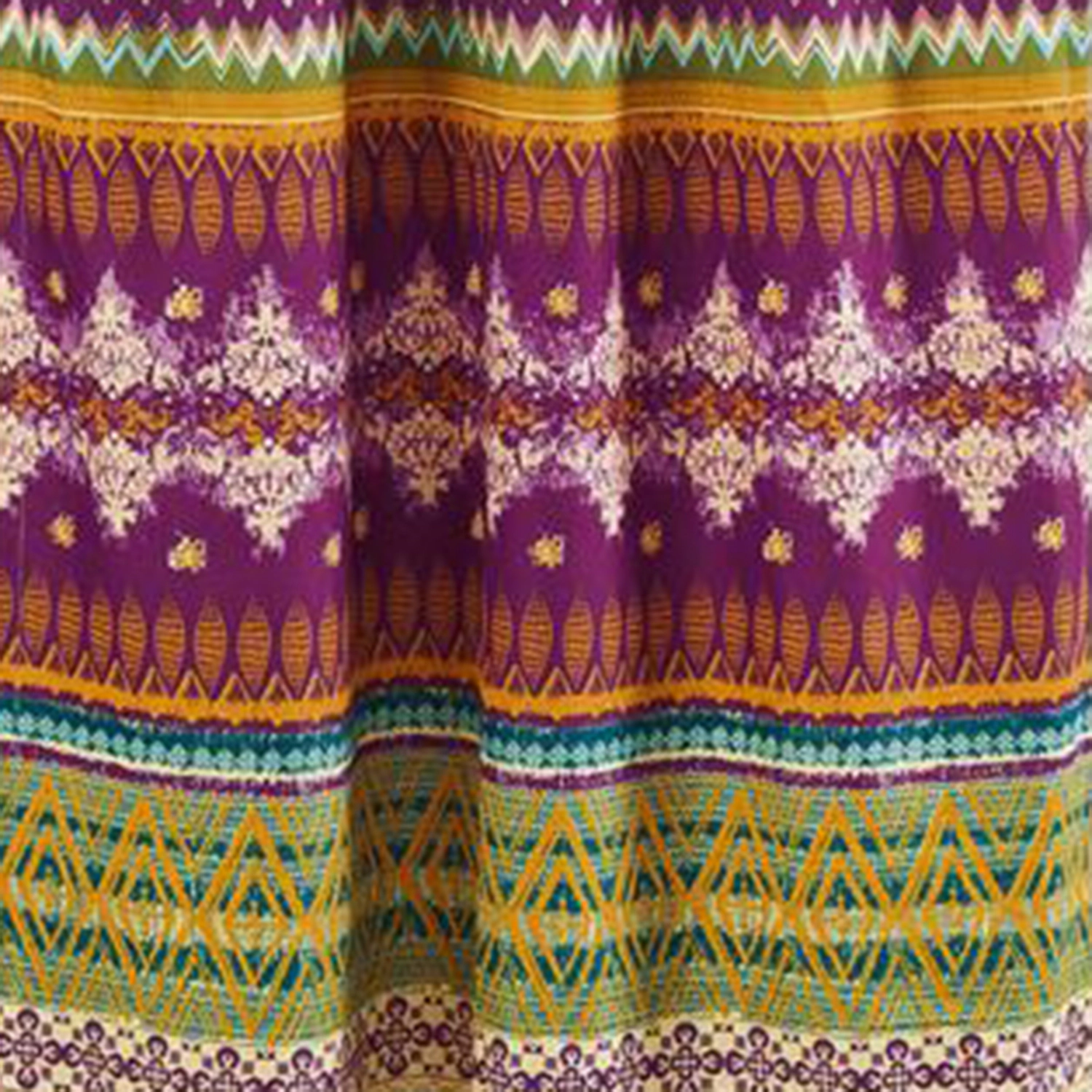 Greenland Home Fashion Southwest Window Panel Pair - Multi 42x84"