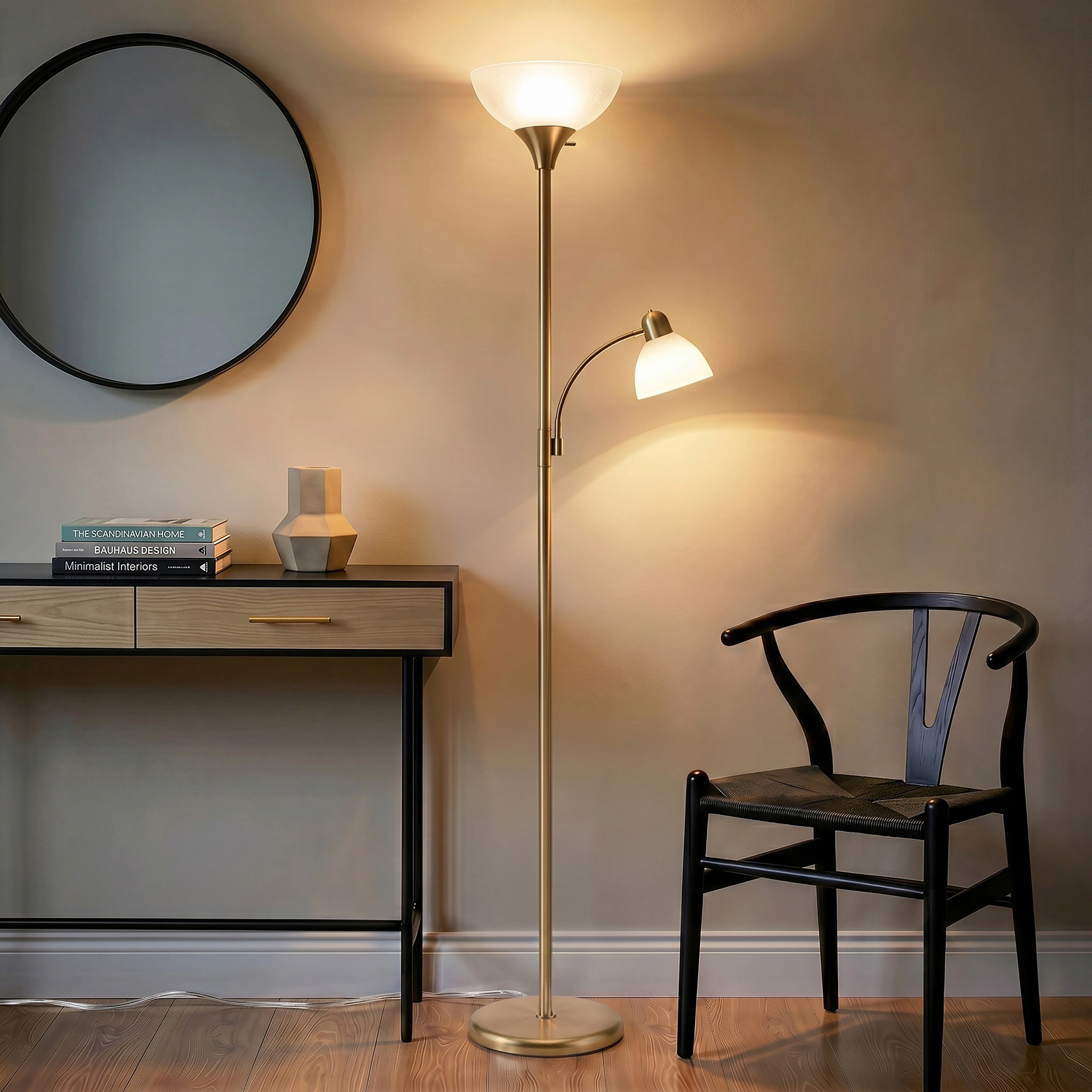 Brightech Sky Dome Torchiere Dimmable Floor Lamp