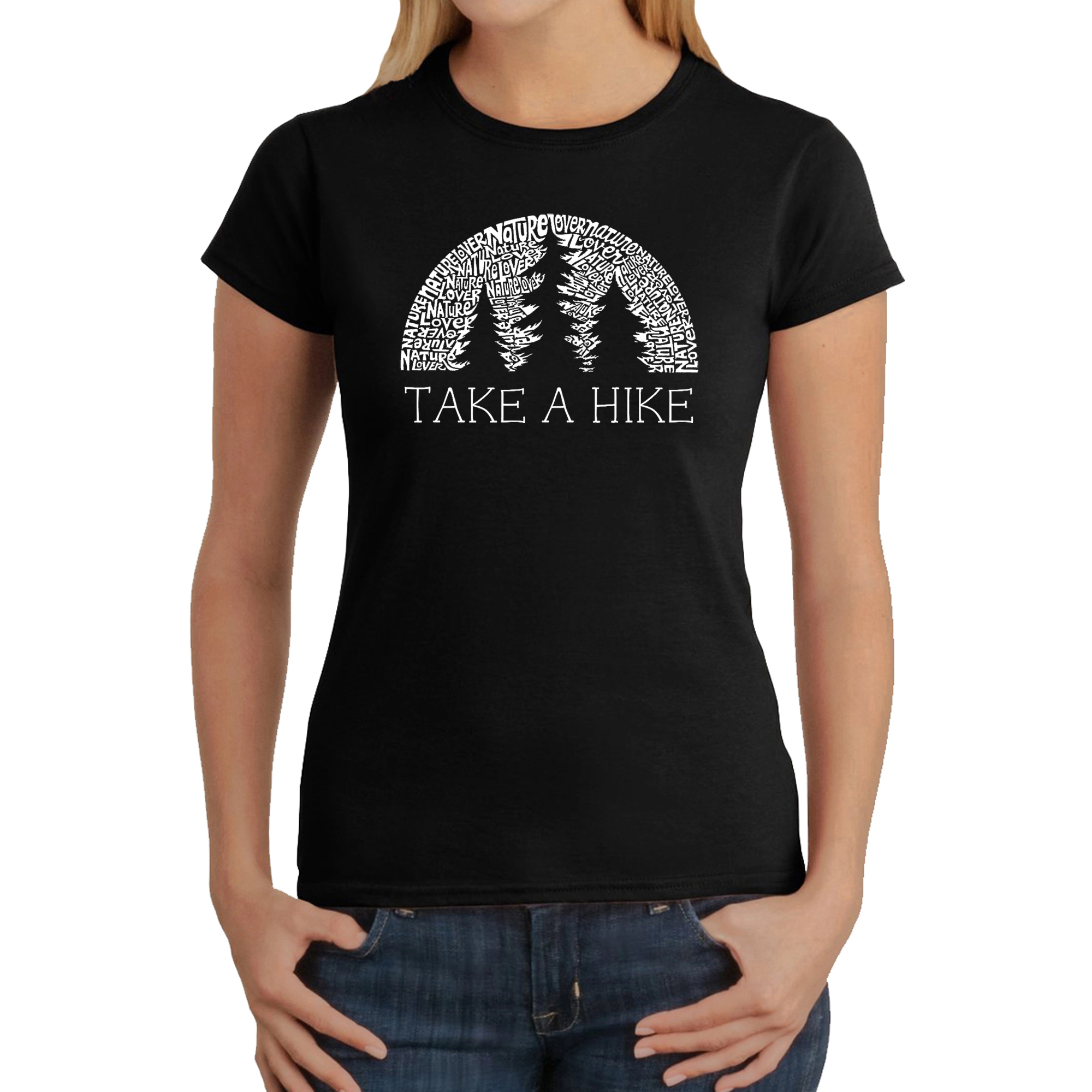 LA Pop Art Women's Word T-Shirt - Nature Lover