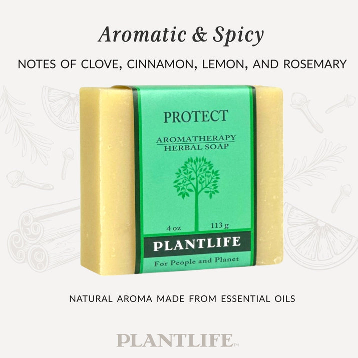 Plantlife Protect Aromatherapy Herbal Soap