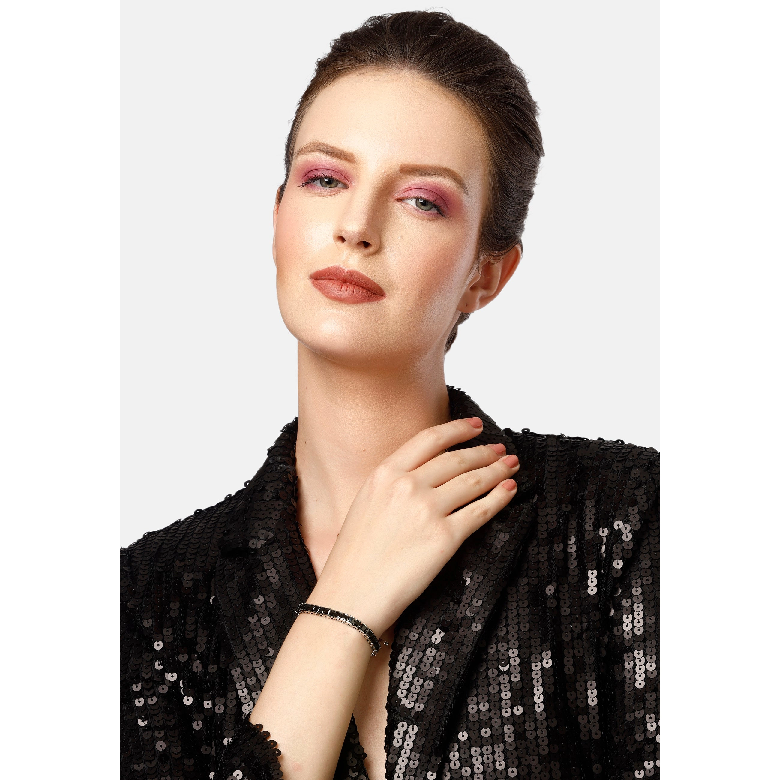 AGP PARIS Womens Diva Sleek Studed Bracelet
