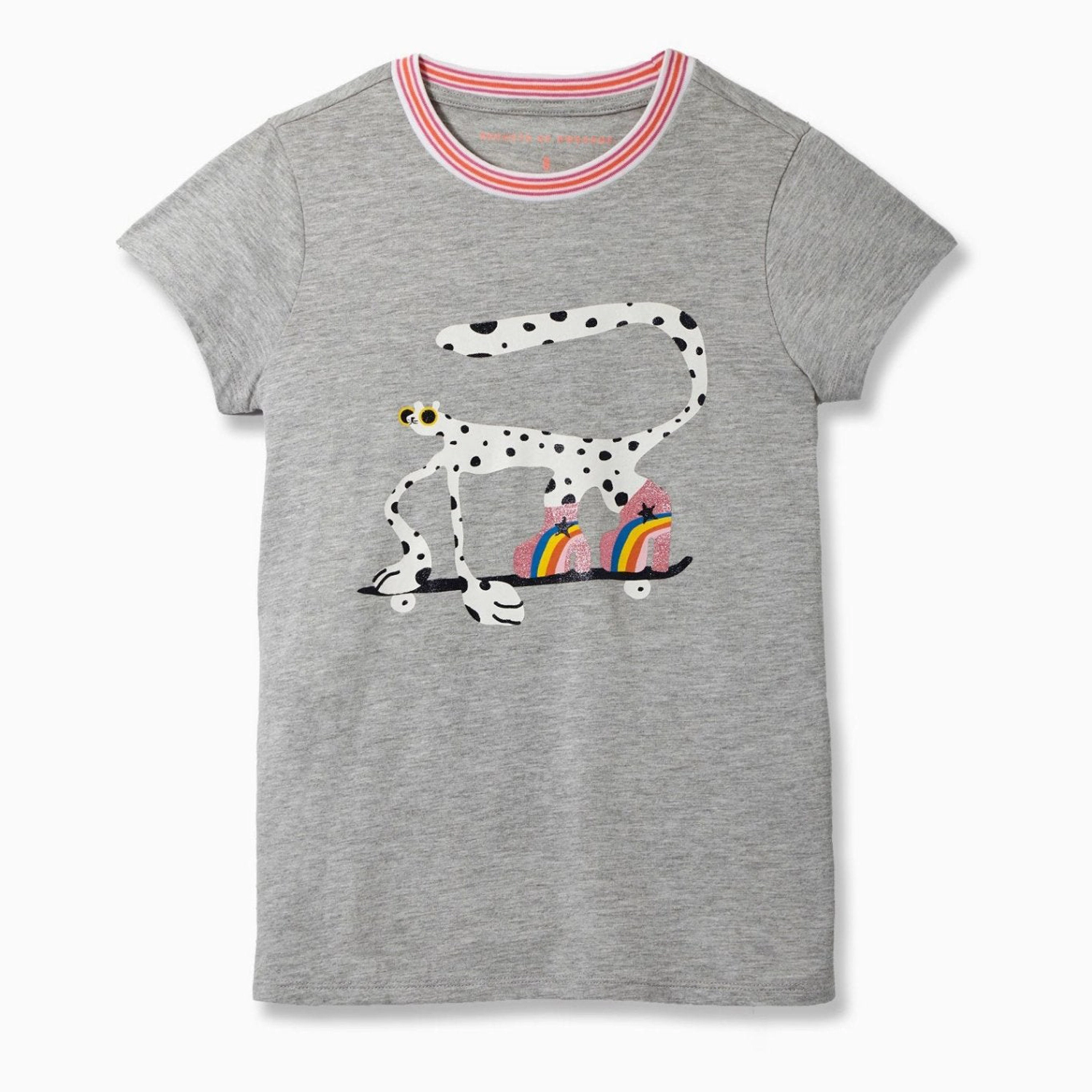 Rockets of Awesome Cool Cat Skateboard Tee for Girls