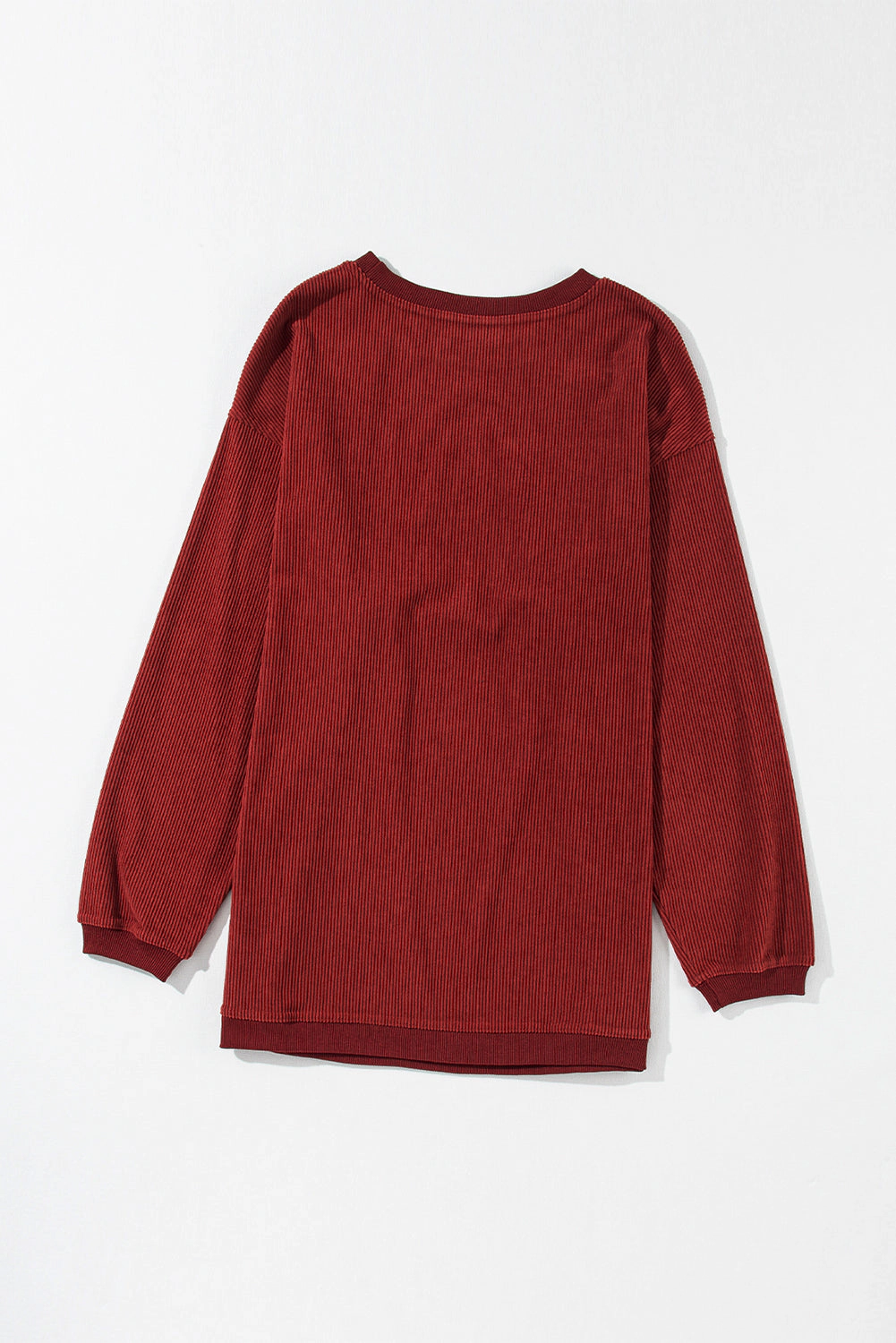 Threaded Pear Women's Araceli Ribbed Corduroy Oversized Sweatshirt