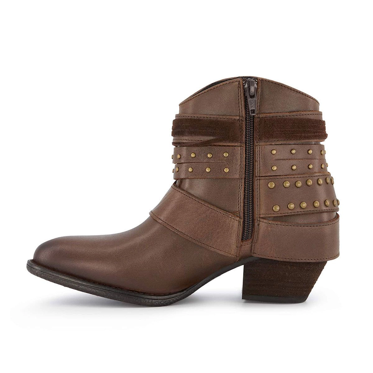 Forastero Women Western Fashion Booties Leather