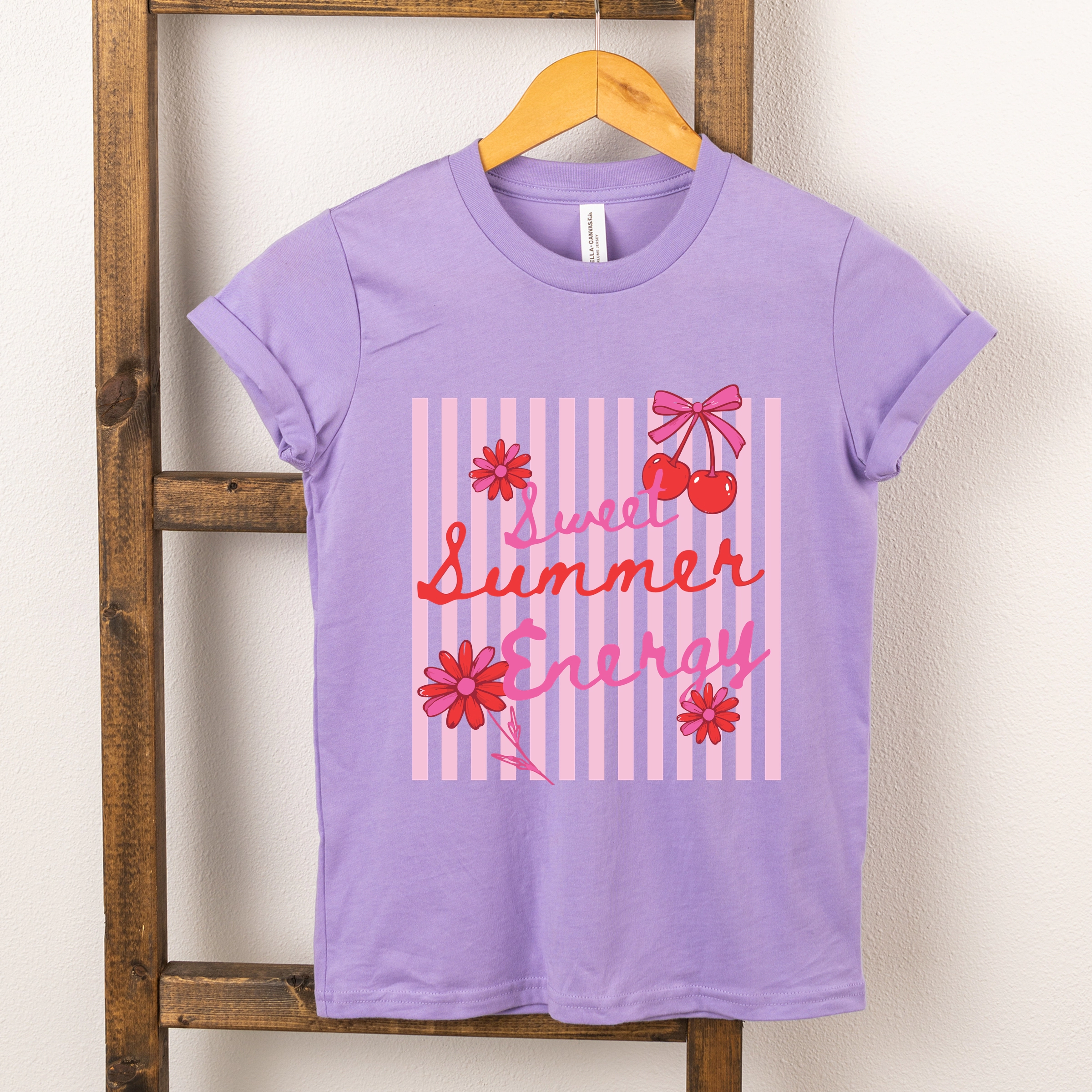 The Juniper Shop - Sweet Summer Energy Cherries Youth Short Sleeve Graphic T-Shirt