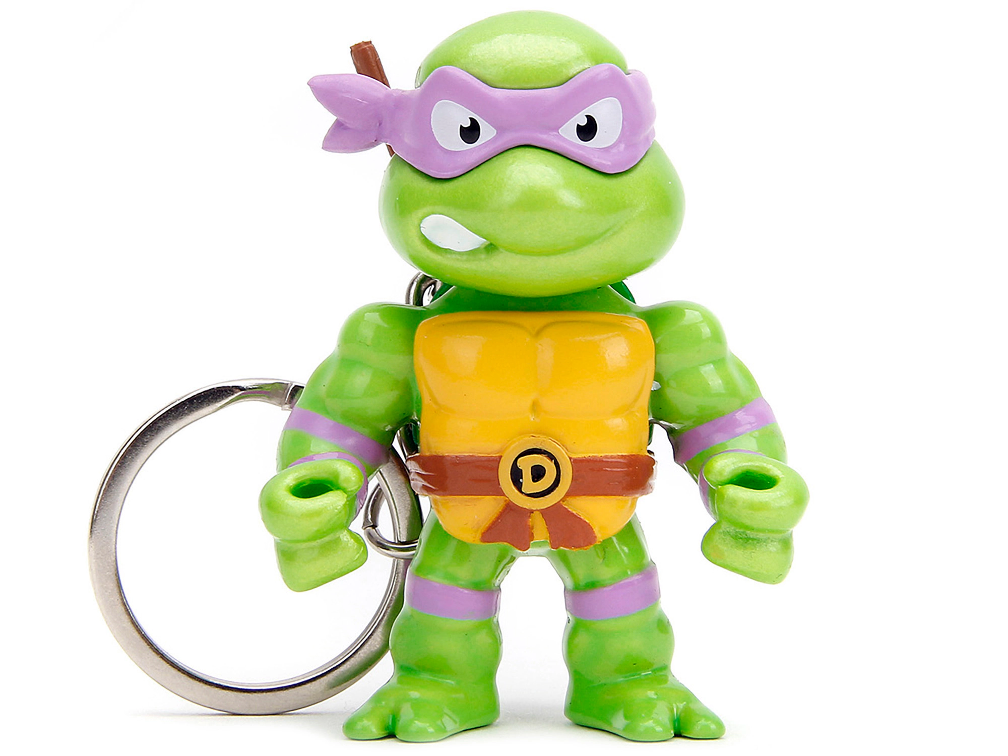 Jada Set of 4 Diecast Figure Key Chains "Teenage Mutant Ninja Turtles" TV Series "Metalfigs" Series Diecast