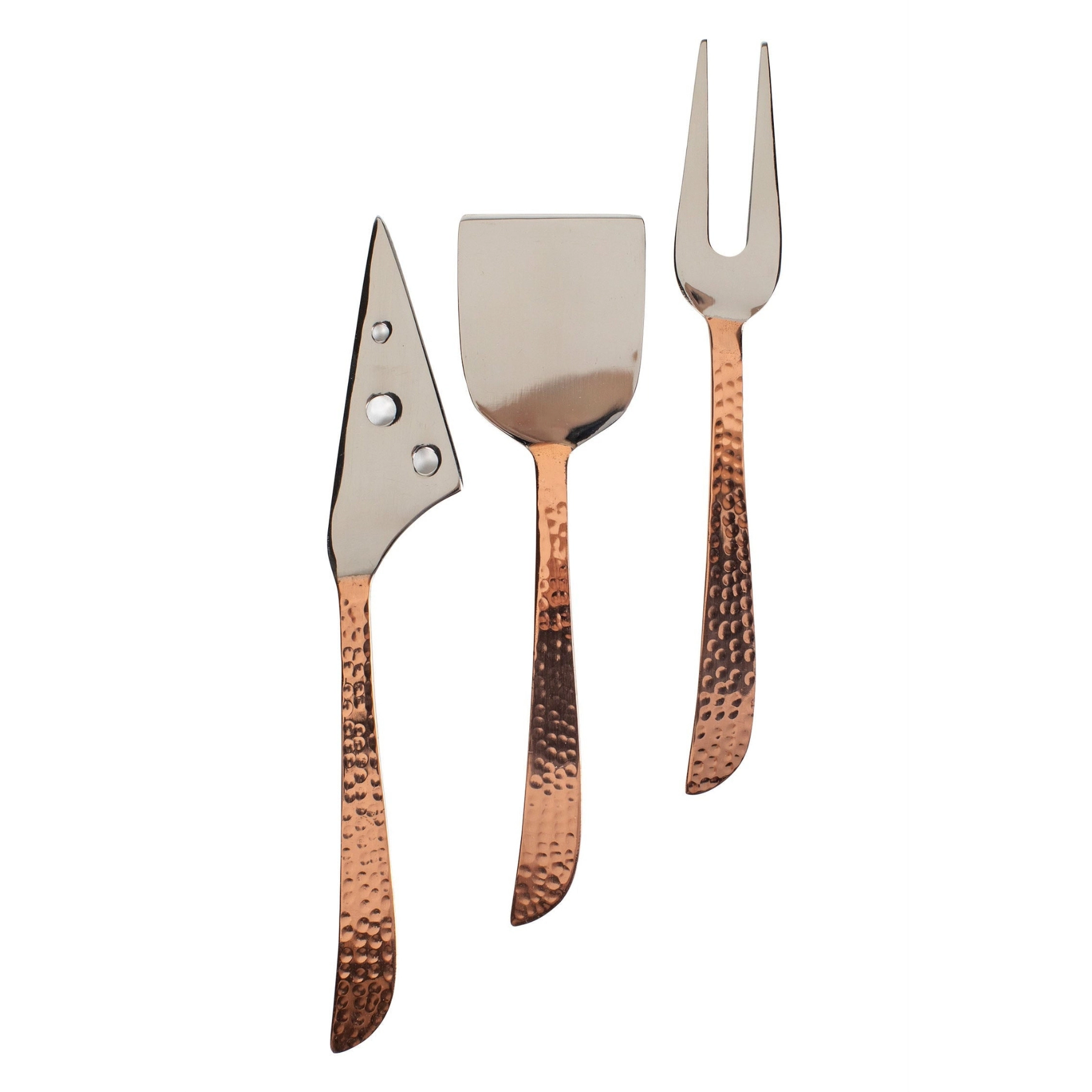 Ten Thousand Villages Hammered Handle Cheese Servers