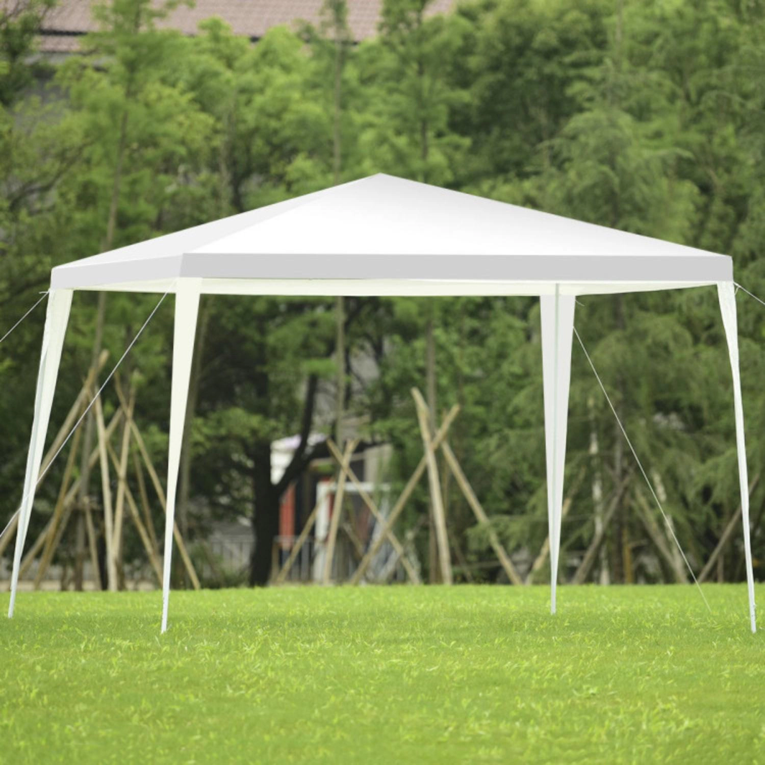 Hivvago 10 x 10 Feet Outdoor Wedding Canopy Tent for Backyard