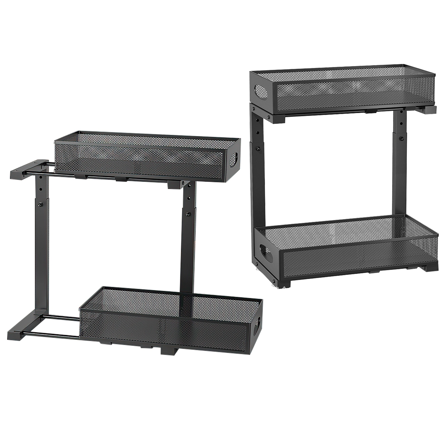 GBruno 2-Tier Pull-Out Under Sink Organizer 2 Pcs