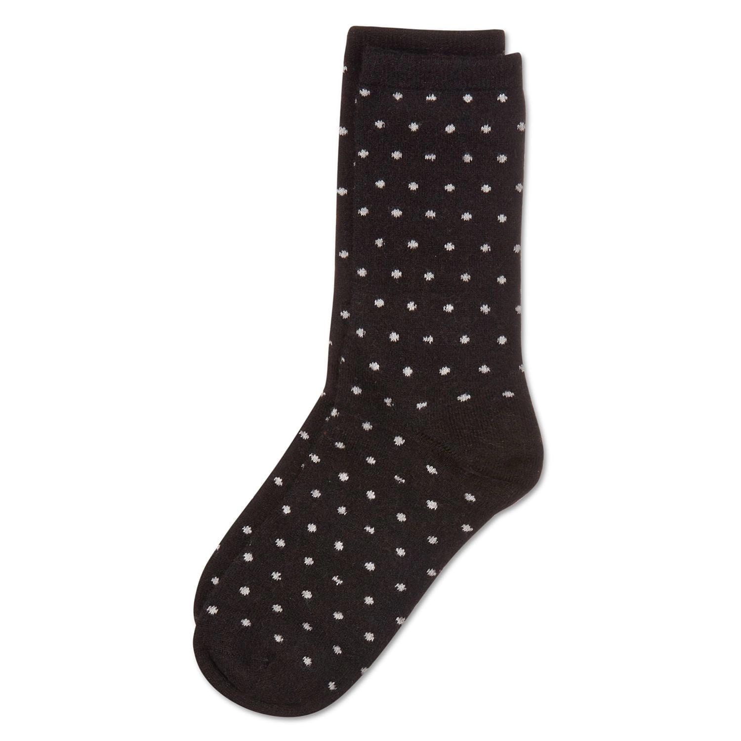 MeMoi Women's Mini Dot Cashmere Crew Socks