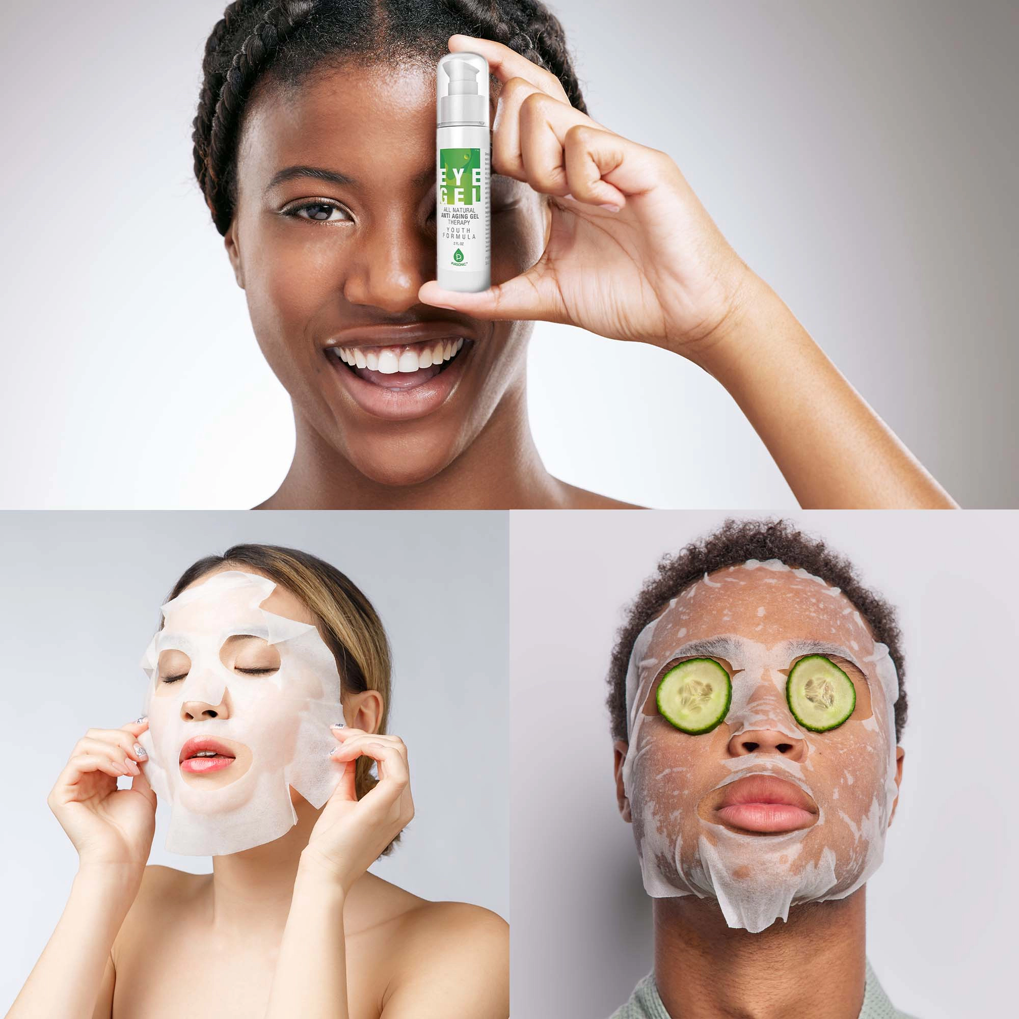 Pursonic Unisex Anti-Aging Eye Care & Hydrating Skin Refresh Bundle
