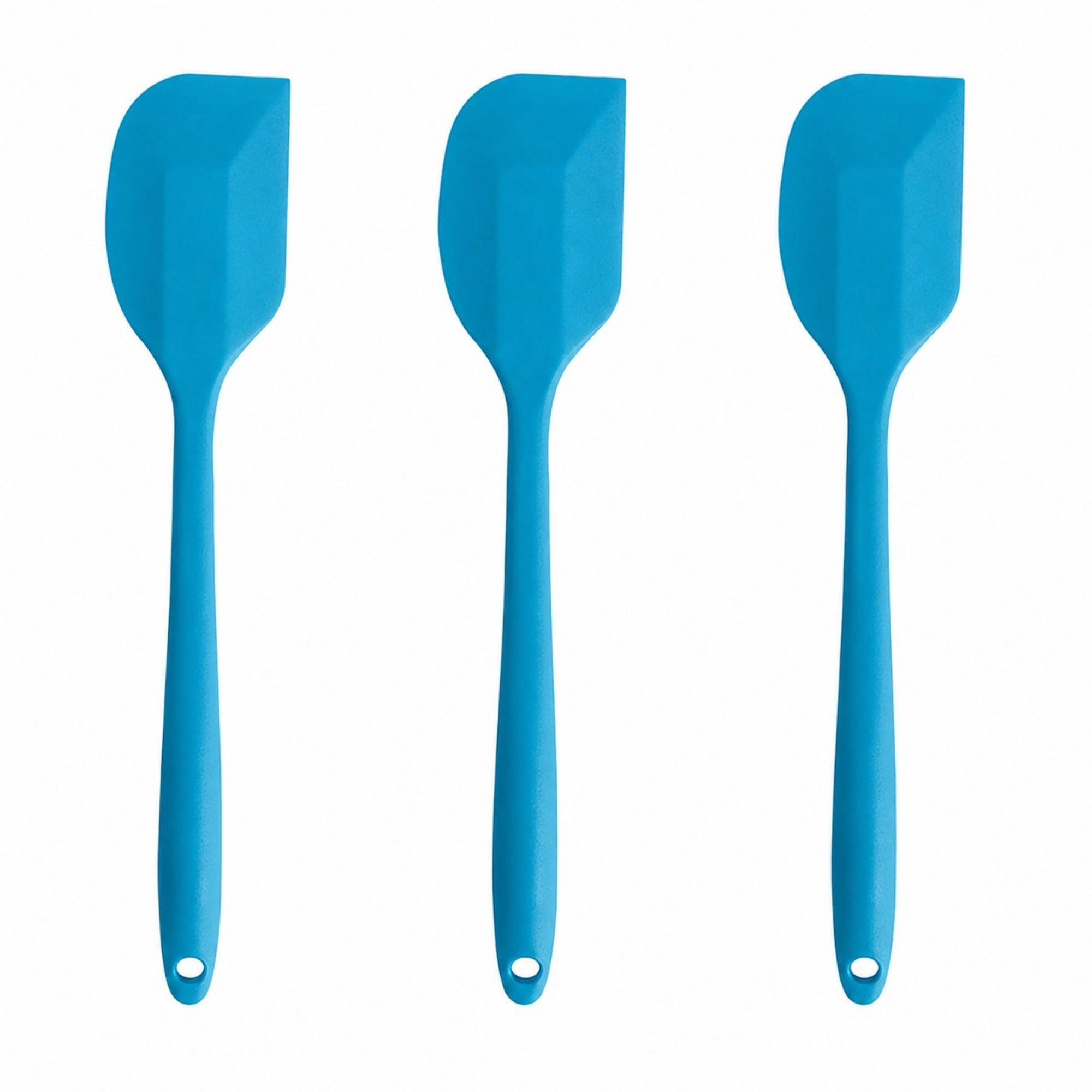 Alilang Women 3-Piece Silicone Spatula Set with Handles, Flexible and Durable Kitchen Tools for Cooking Baking