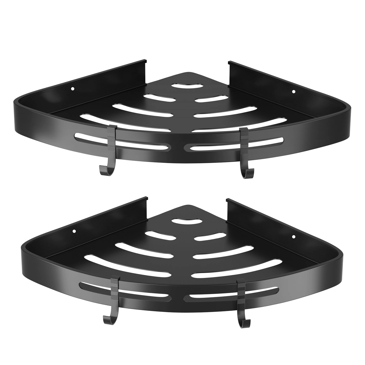 GBruno 2-Pack Aluminum Corner Shower Caddy Shelf