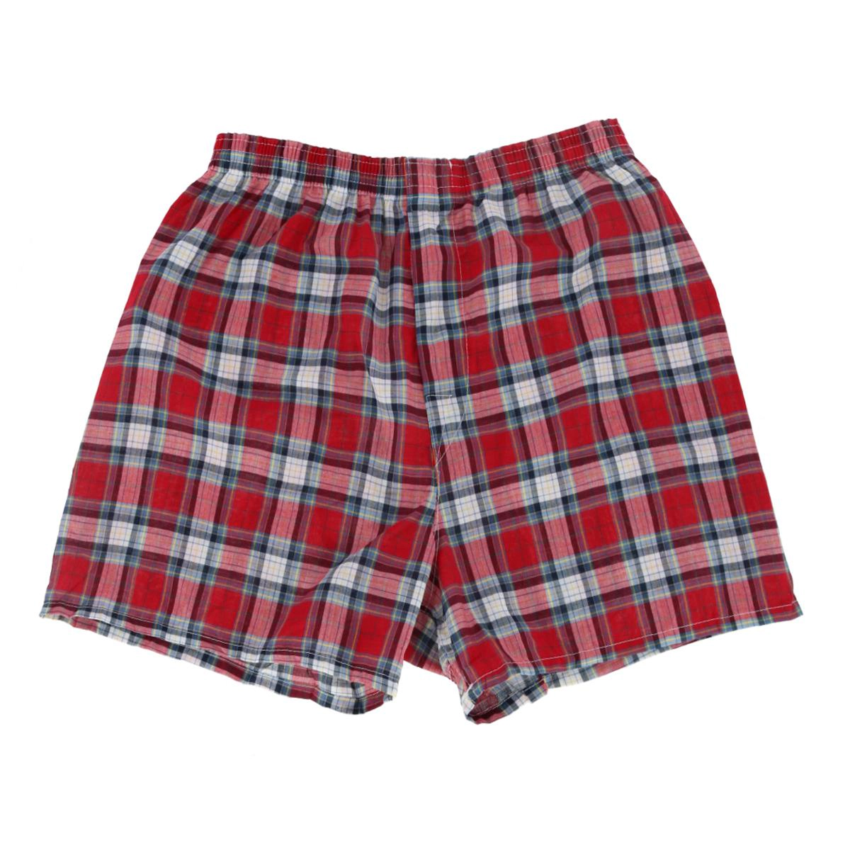 Fruit of the Loom Men's Tartan Boxers Assorted (6 Pack)