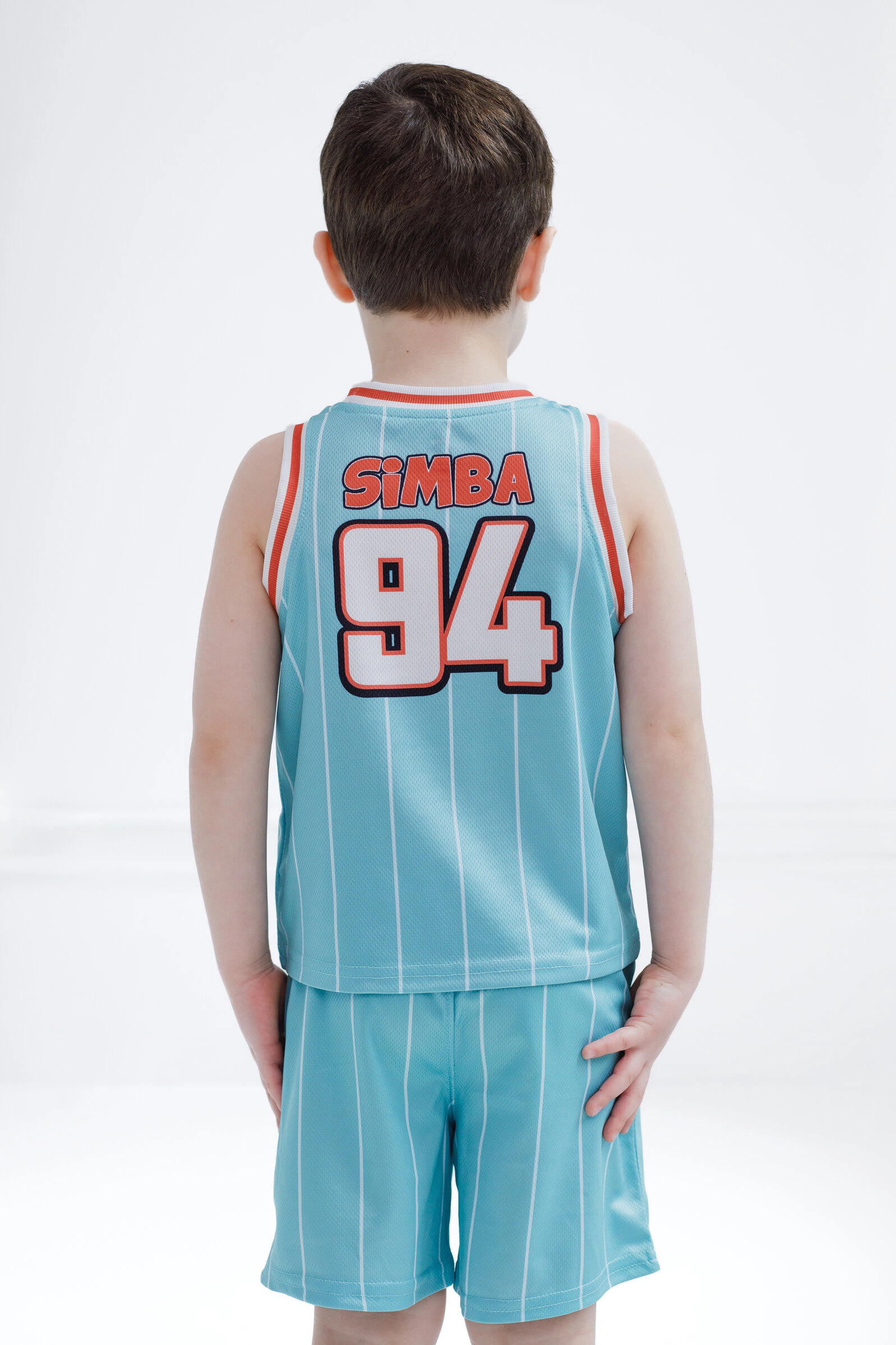 Disney Boys' Athletic 2-Piece Basketball Jersey and Shorts Set